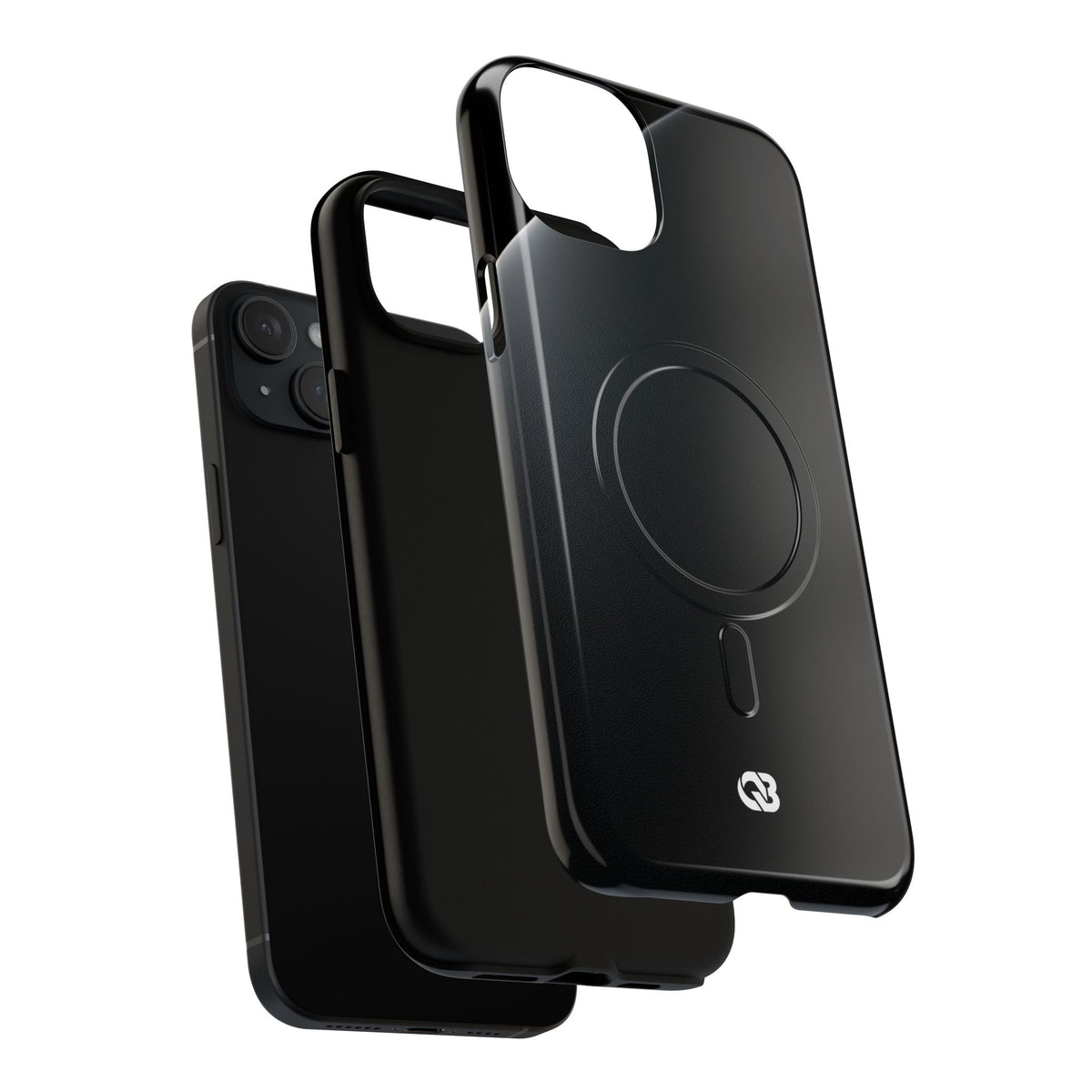 Black Tough 2.0 Magsafe Phone Case for iPhone - Obsidian Lunar Arch