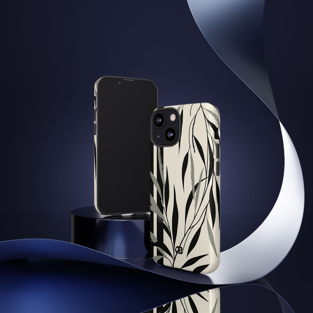 Linear Willow Study · Tough Phone Case for iPhone · Beige