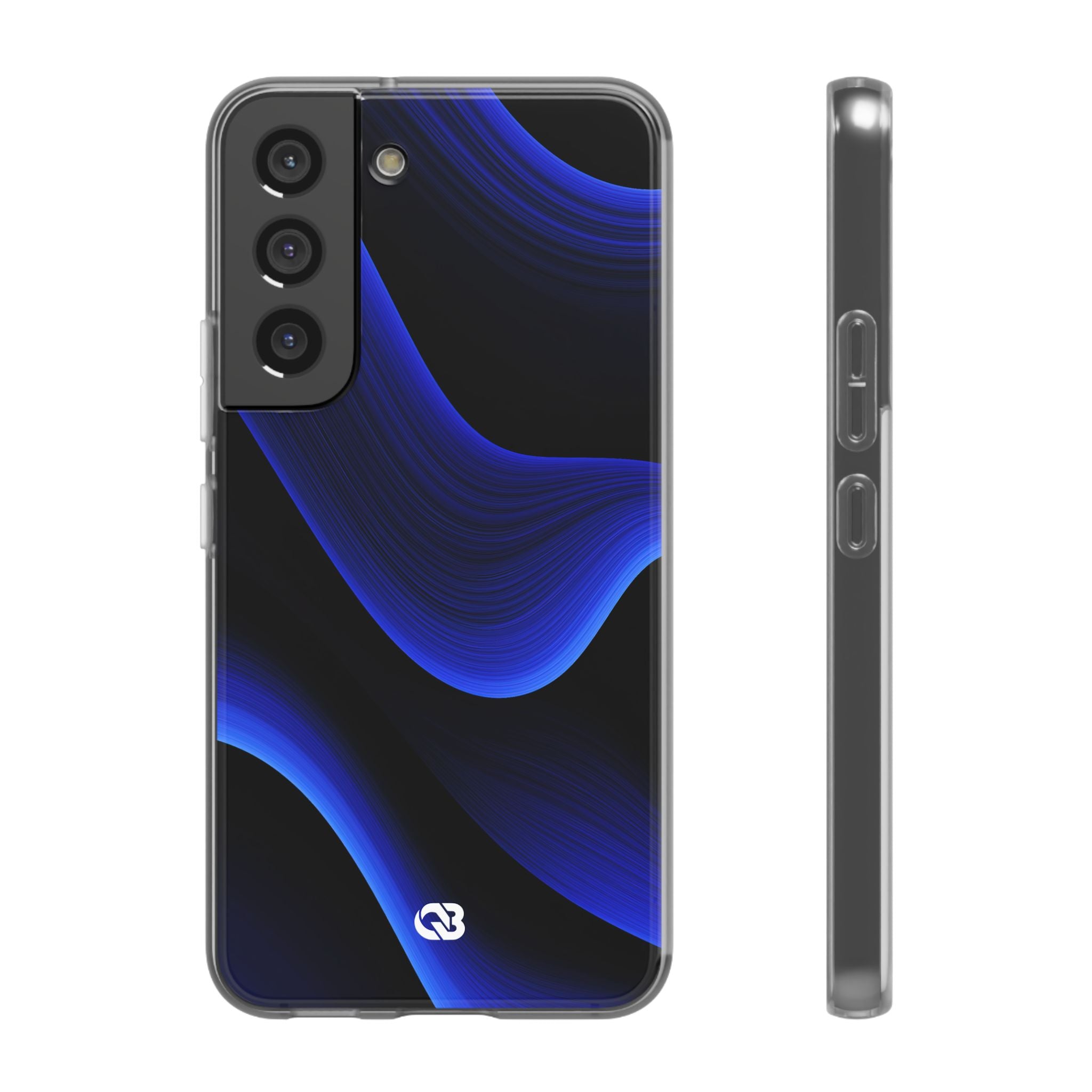 Blue Lite Phone Case for Samsung - Electric Cobalt Flow