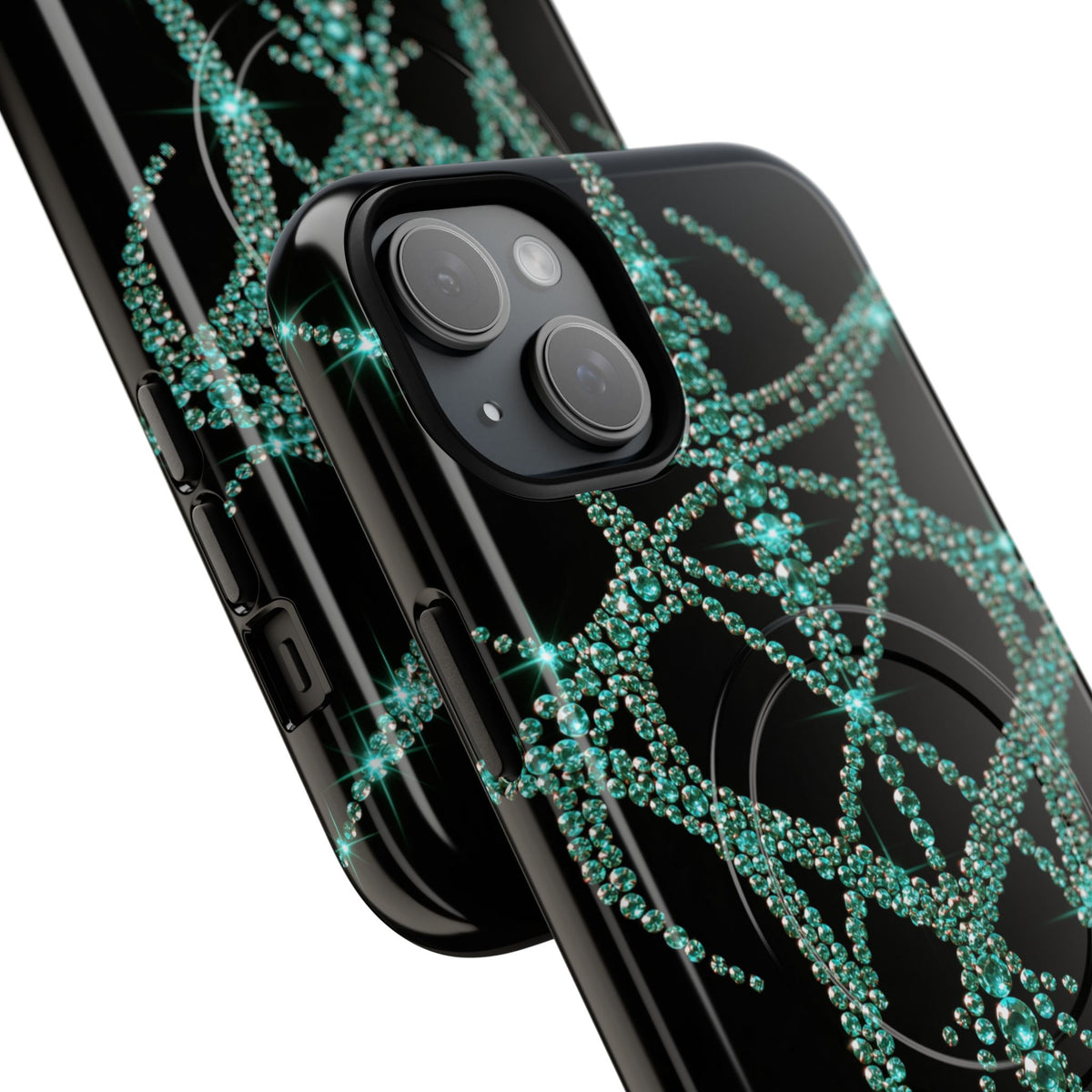 Teal Cyber Sigil · Tough 2.0 Magnetic Phone Case for iPhone · Teal