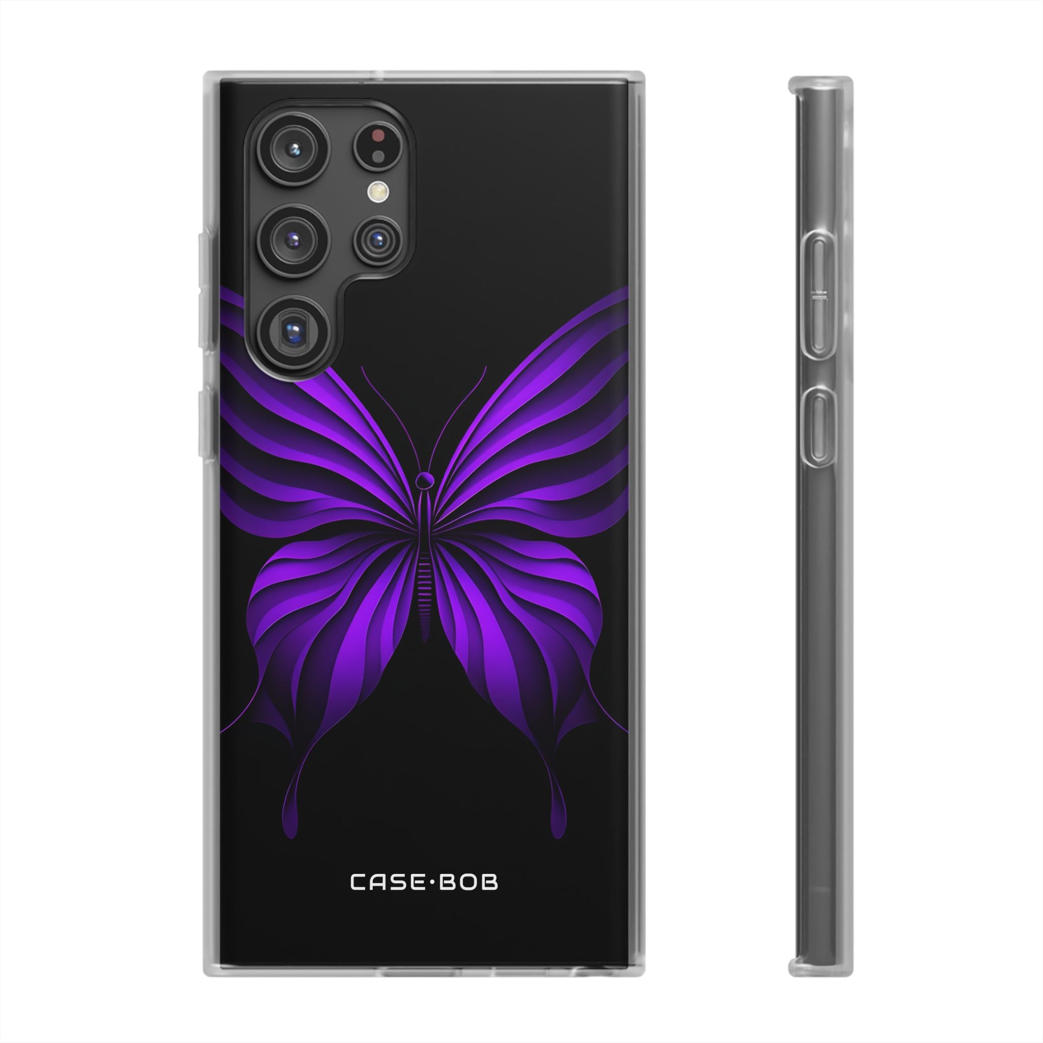 Violet Monarch Samsung S22 Ultra Case - Soft