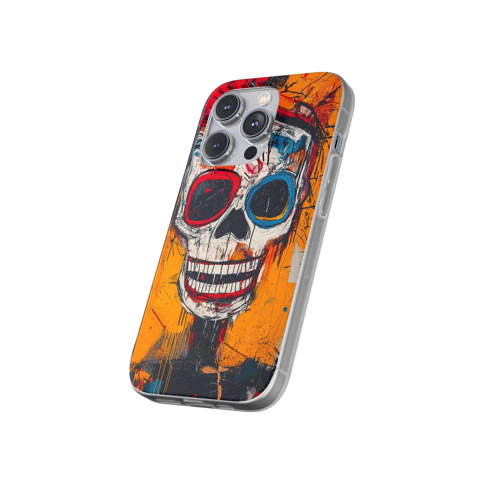 Vivid Graffiti Skull · Soft Custodia per iPhone