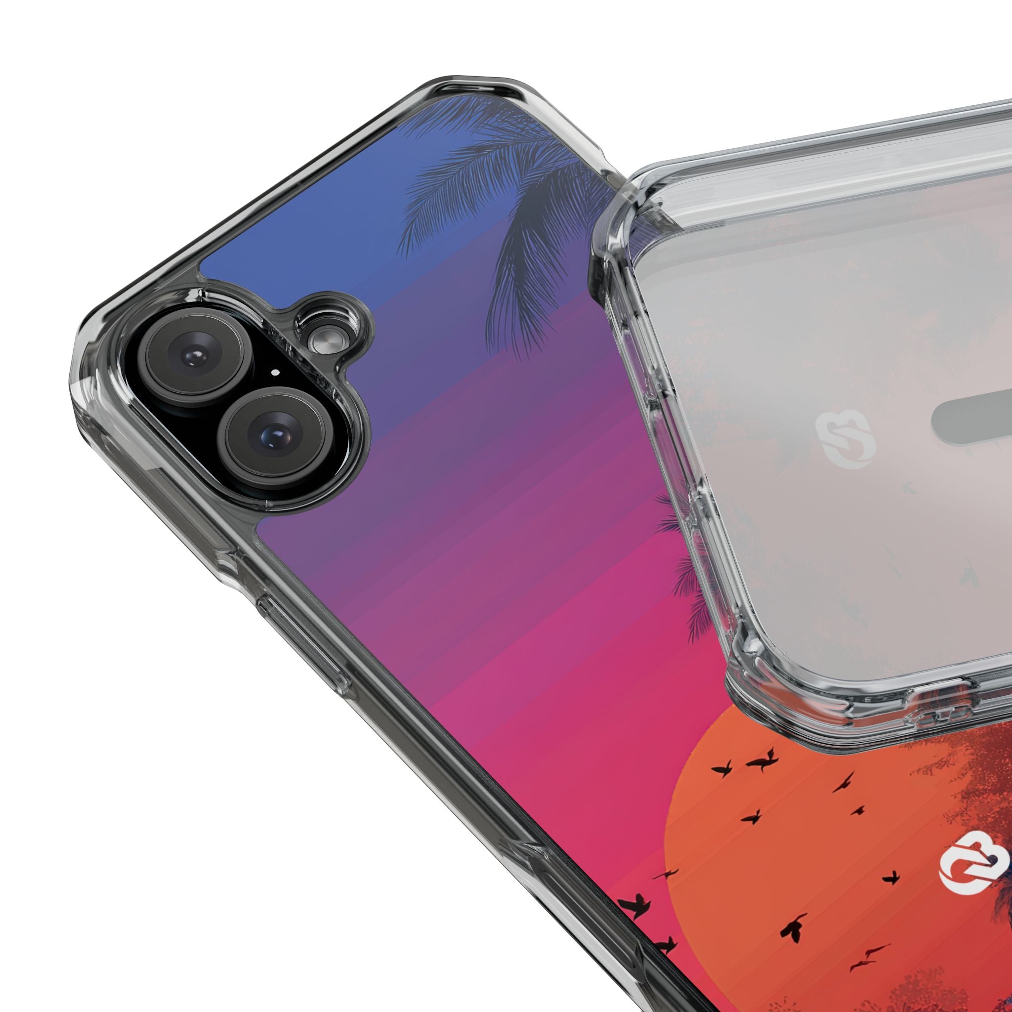 Neon Horizon Palms · Impact Phone Case for iPhone · Magsafe