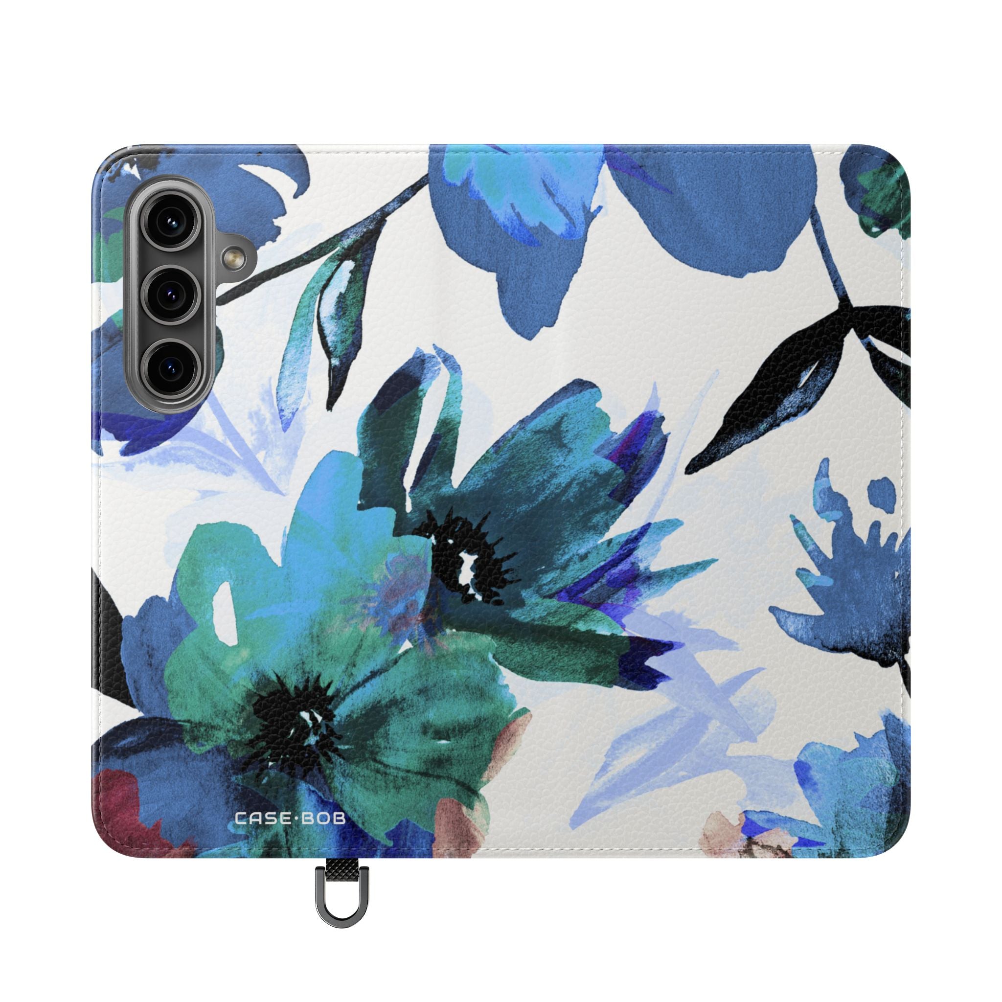 Blue Bloom - Samsung S24 Case - Wallet
