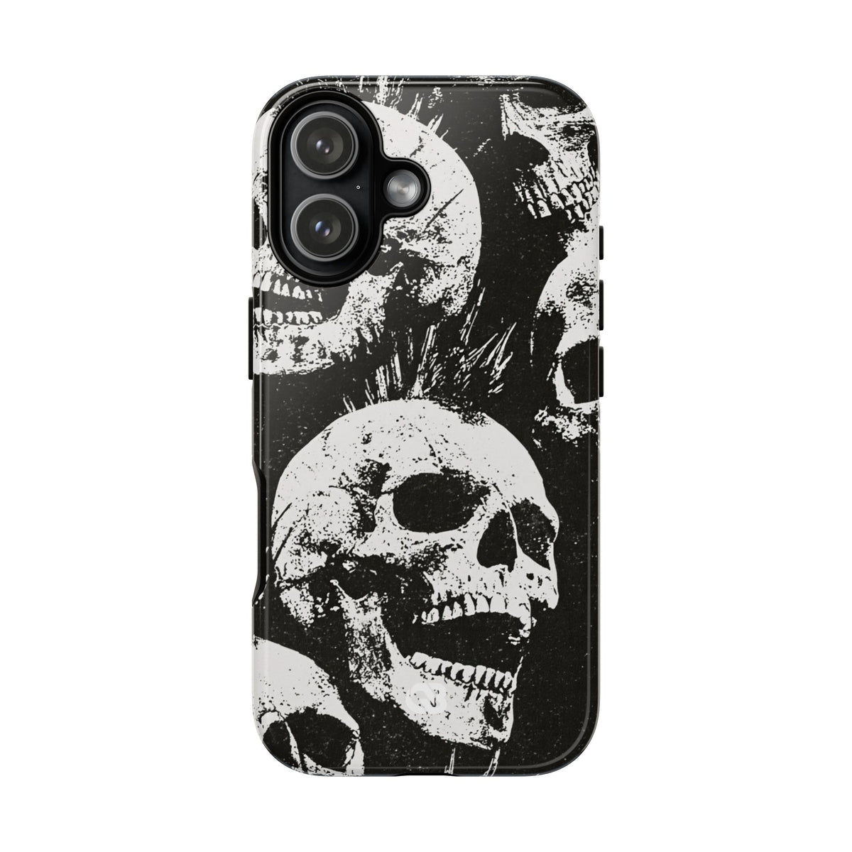 Punk Skull Riot · Tough Phone Case for iPhone · Black