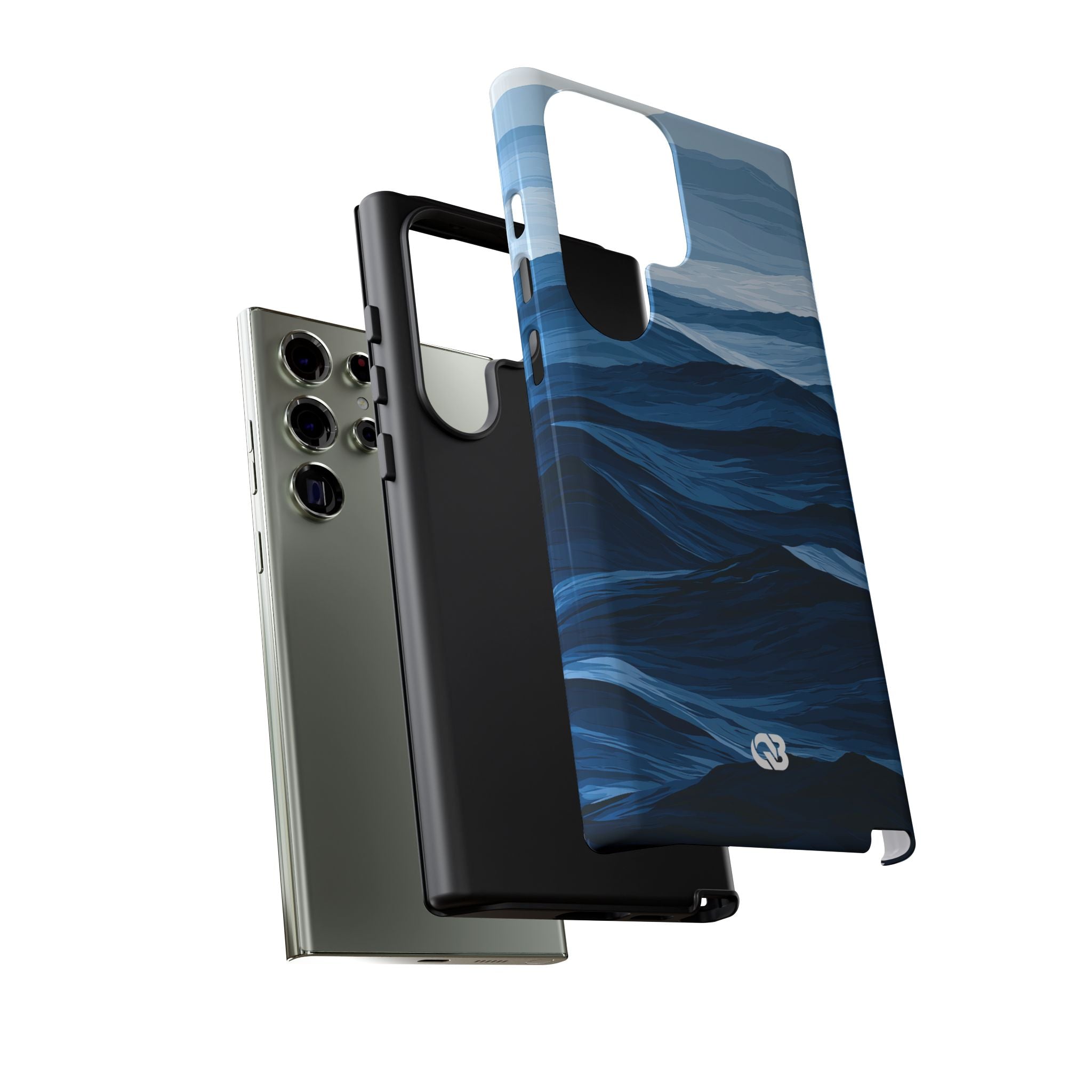 Blue Tough Phone Case for Samsung - Cobalt Ridge Tides