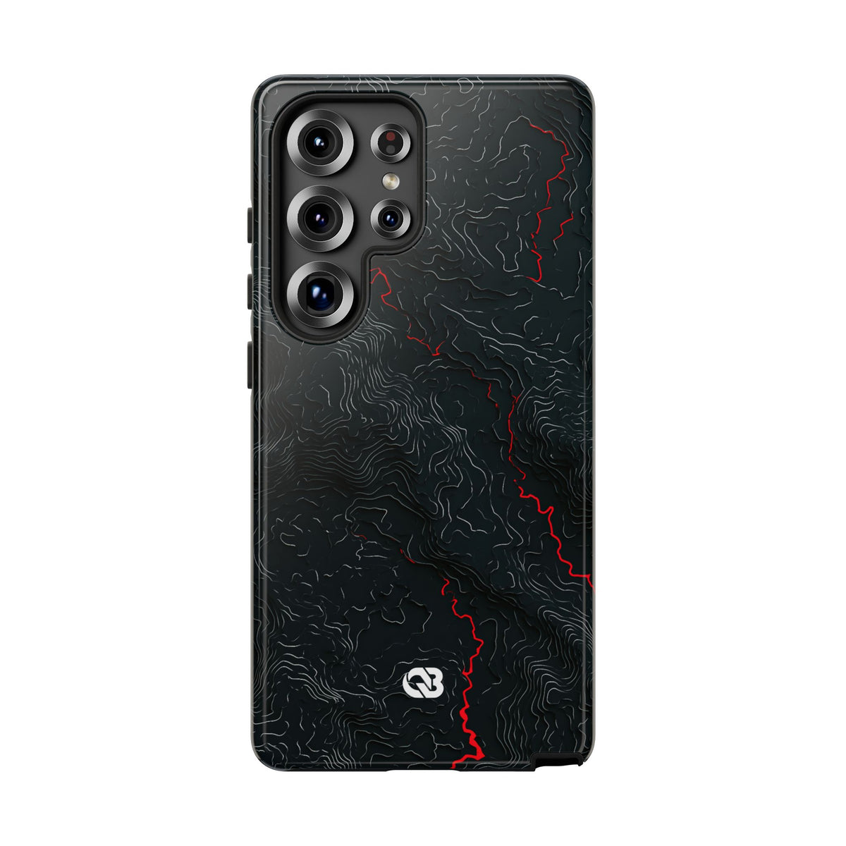 Crimson Rift · Tough Phone Case for Samsung · Black