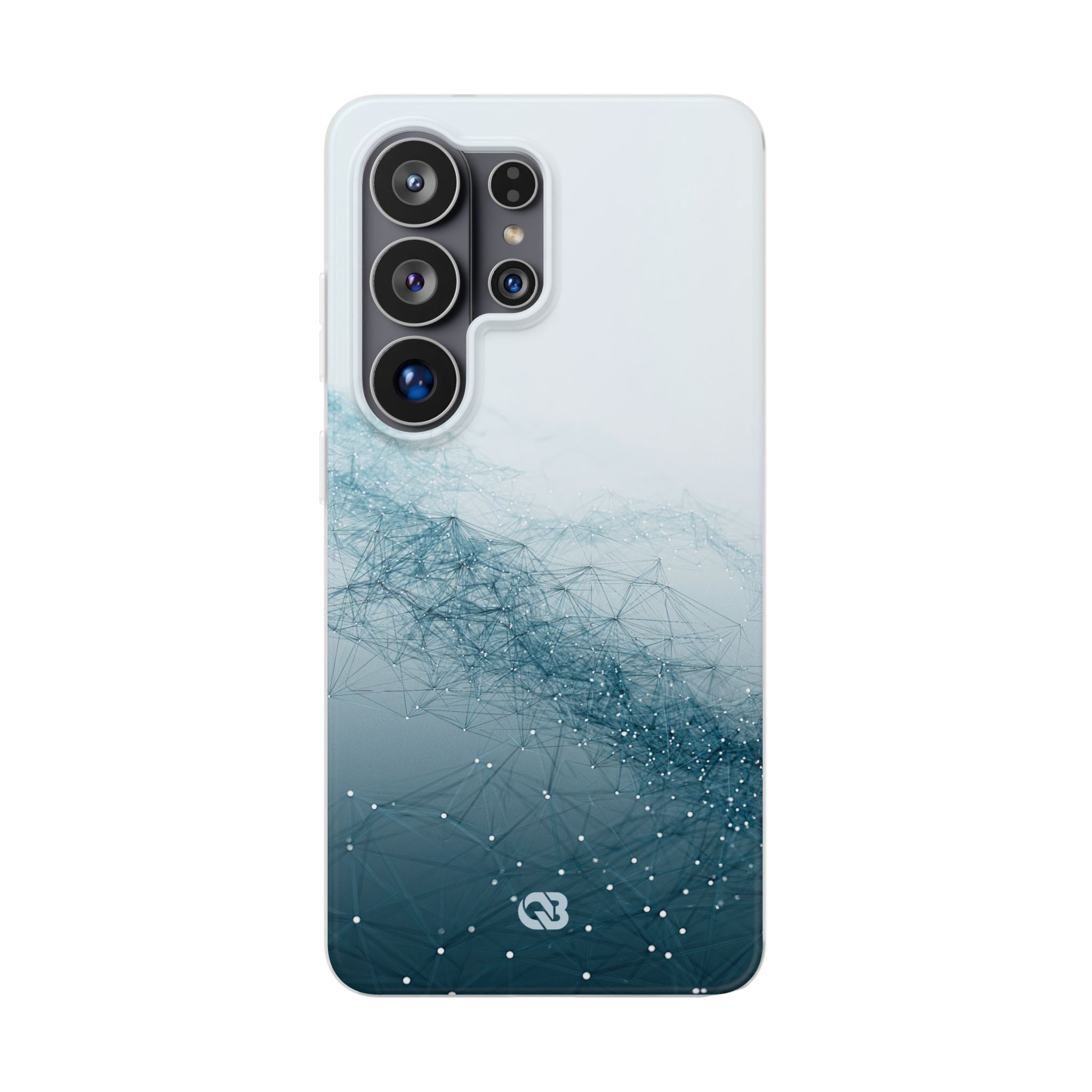 Teal Lite Phone Case for Samsung - Cyan Vector Lattice