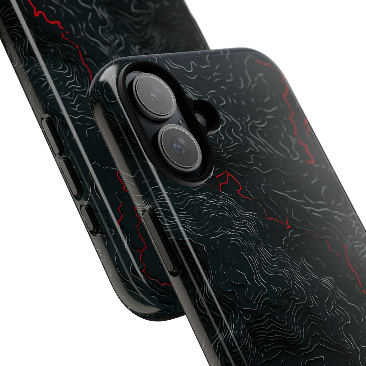 Crimson Rift · Tough Phone Case for iPhone · Black
