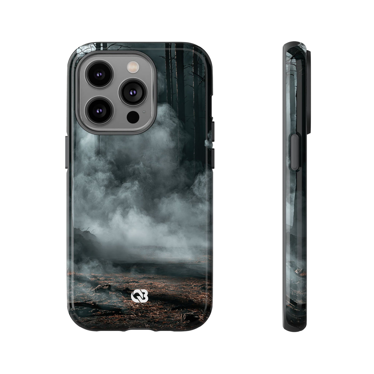 Shadowed Pine Mist · Tough Phone Case for iPhone · Black