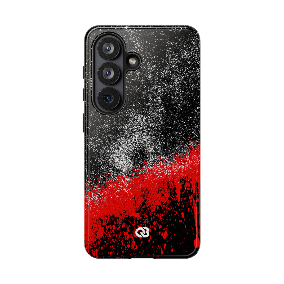 Crimson Noir Drip · Tough Phone Case for Samsung · Black