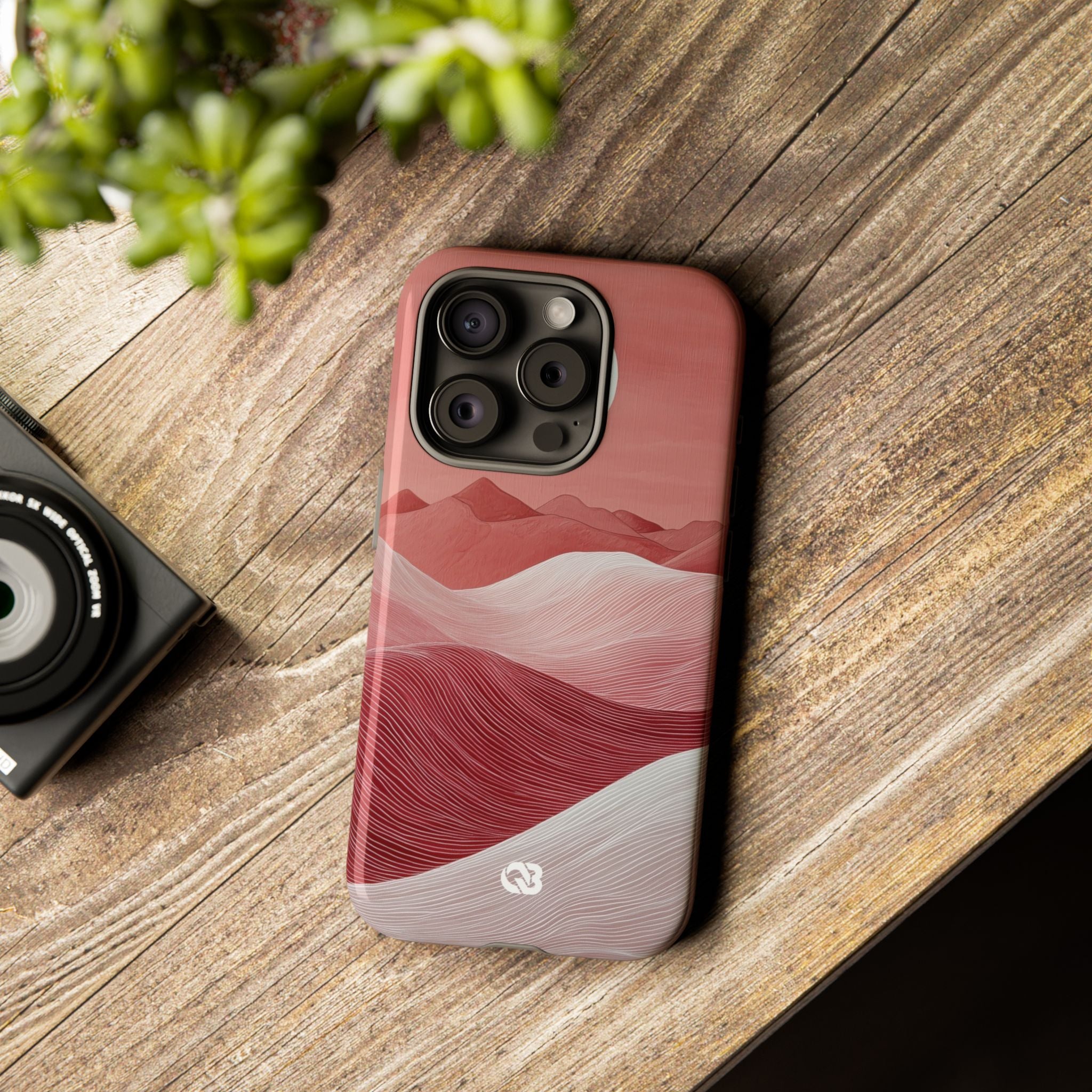 Crimson Dune Horizon · Tough Phone Case for iPhone