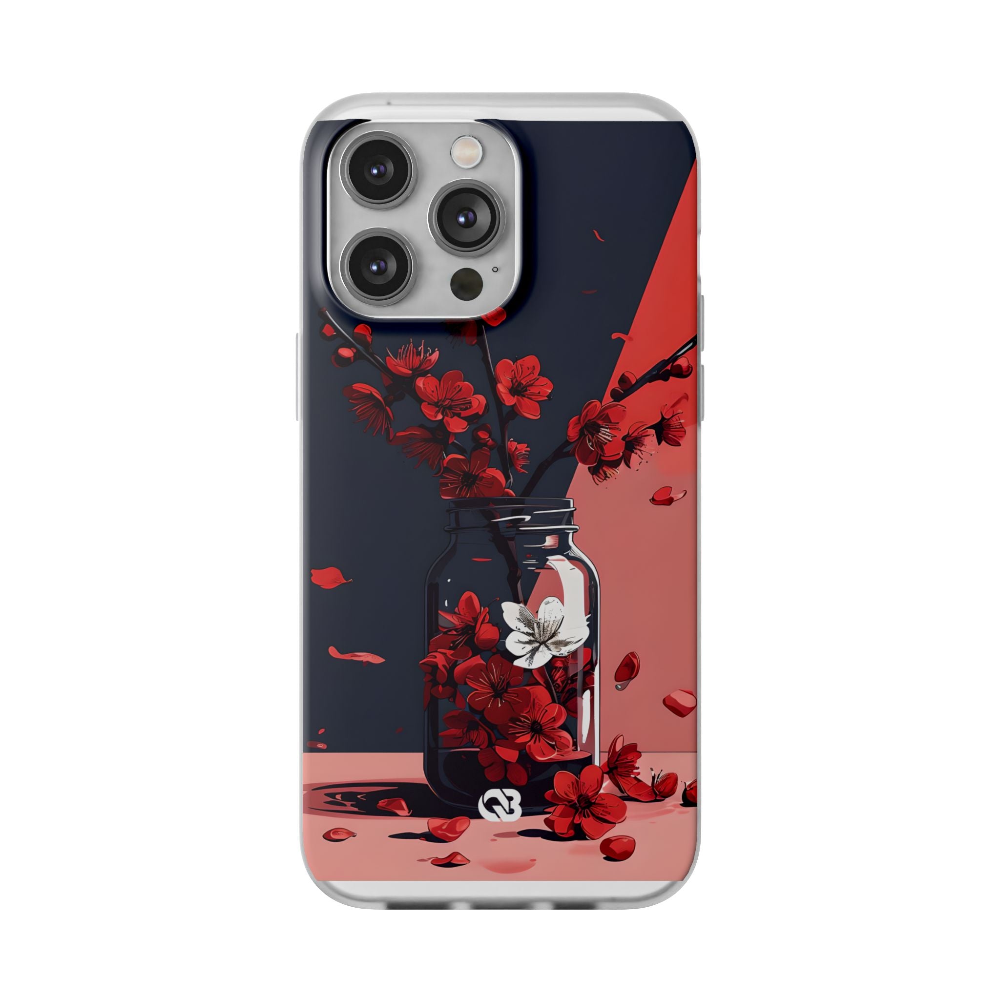Crimson Blossom Jar · Soft Coque de téléphone pour iPhone