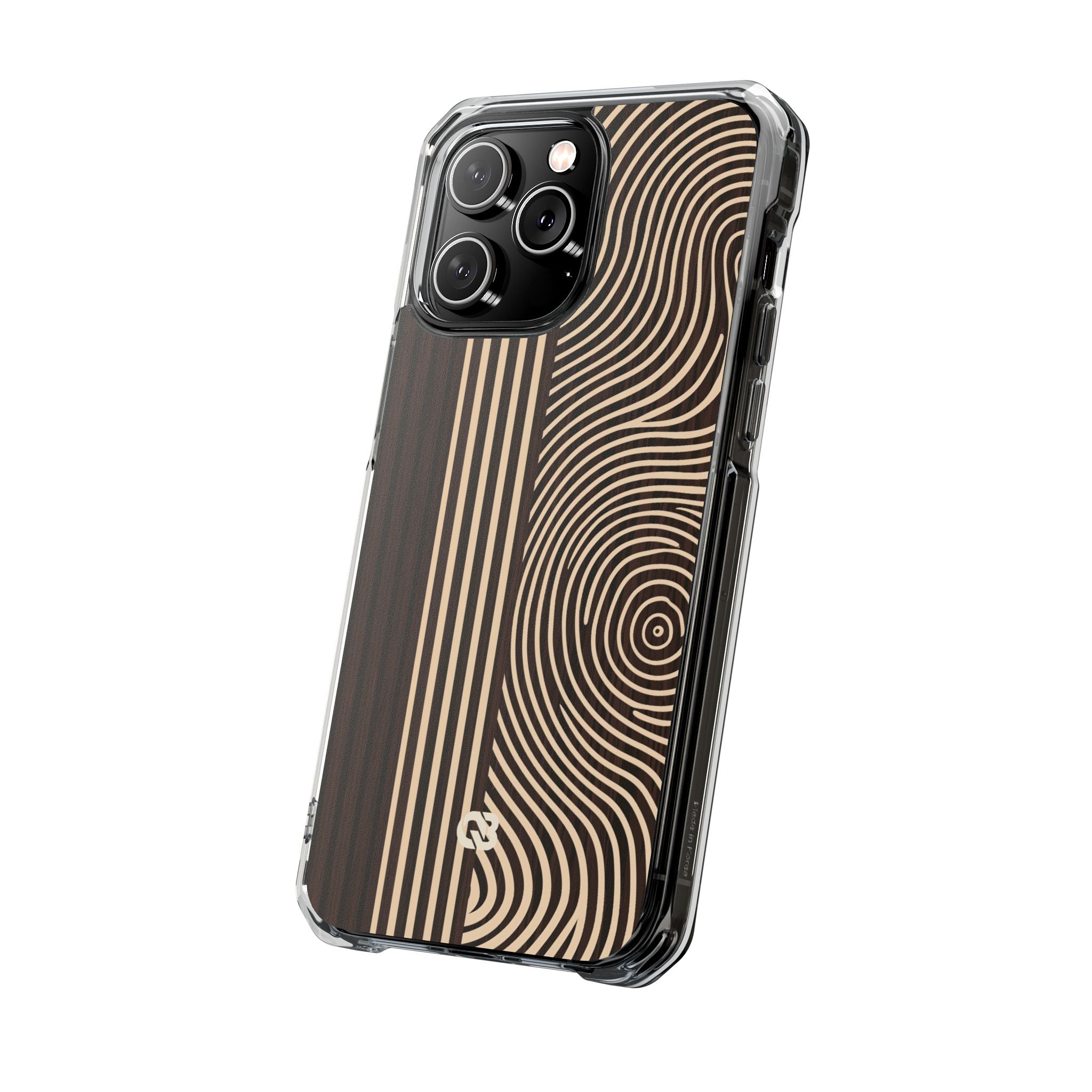 Brown Impact MagSafe Phone Case for iPhone - Espresso Sand Ridge