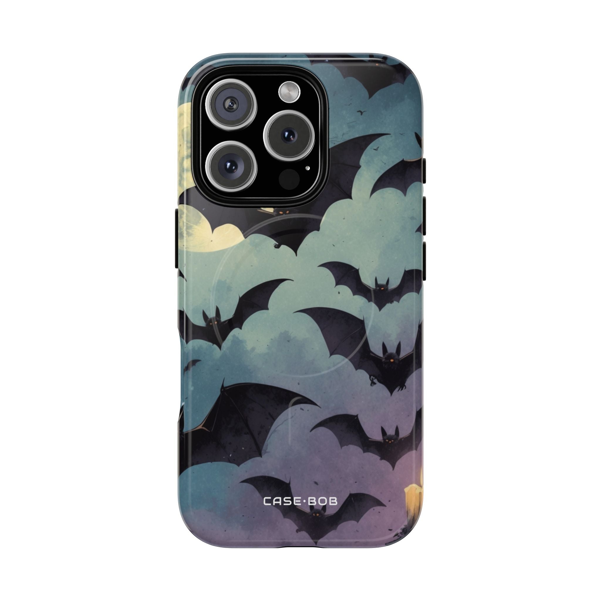 Leuchtender Fledermaus-Schwarm iPhone 16 Pro Case - Tough+