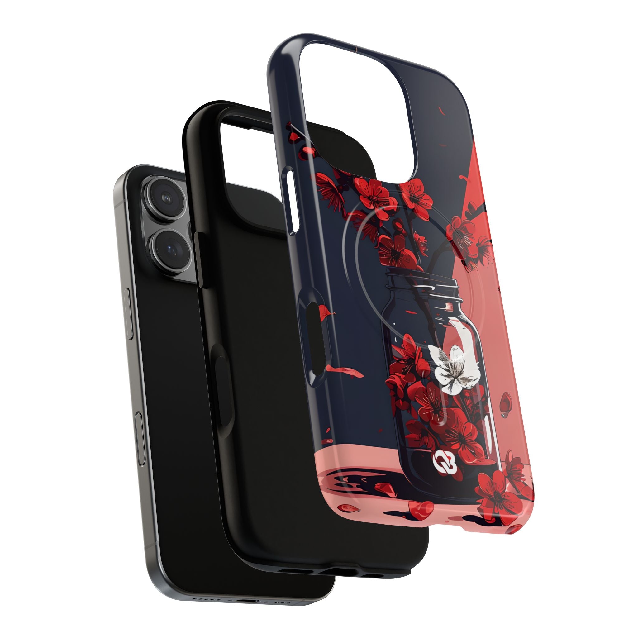 Crimson Blossom Jar · Tough+ Fundas para teléfono para iPhone · Magsafe