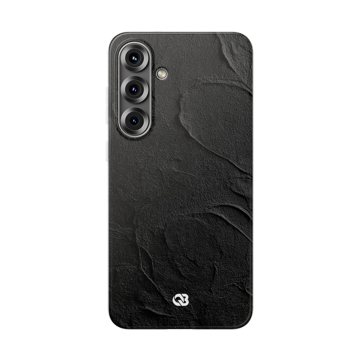 Obsidian Stucco Relief · Lite Phone Case for Samsung · Black