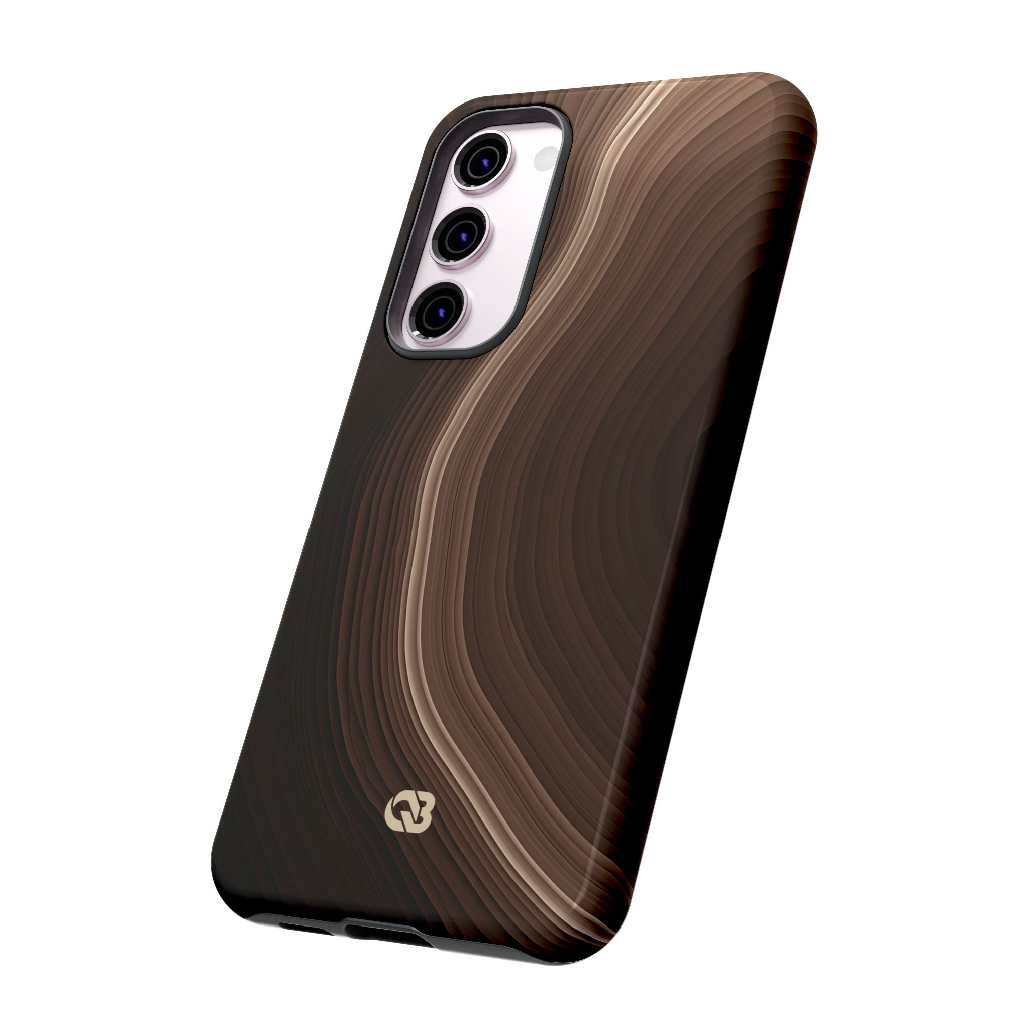 Brown Tough Phone Case for Samsung - Bronzed Canyon Relief