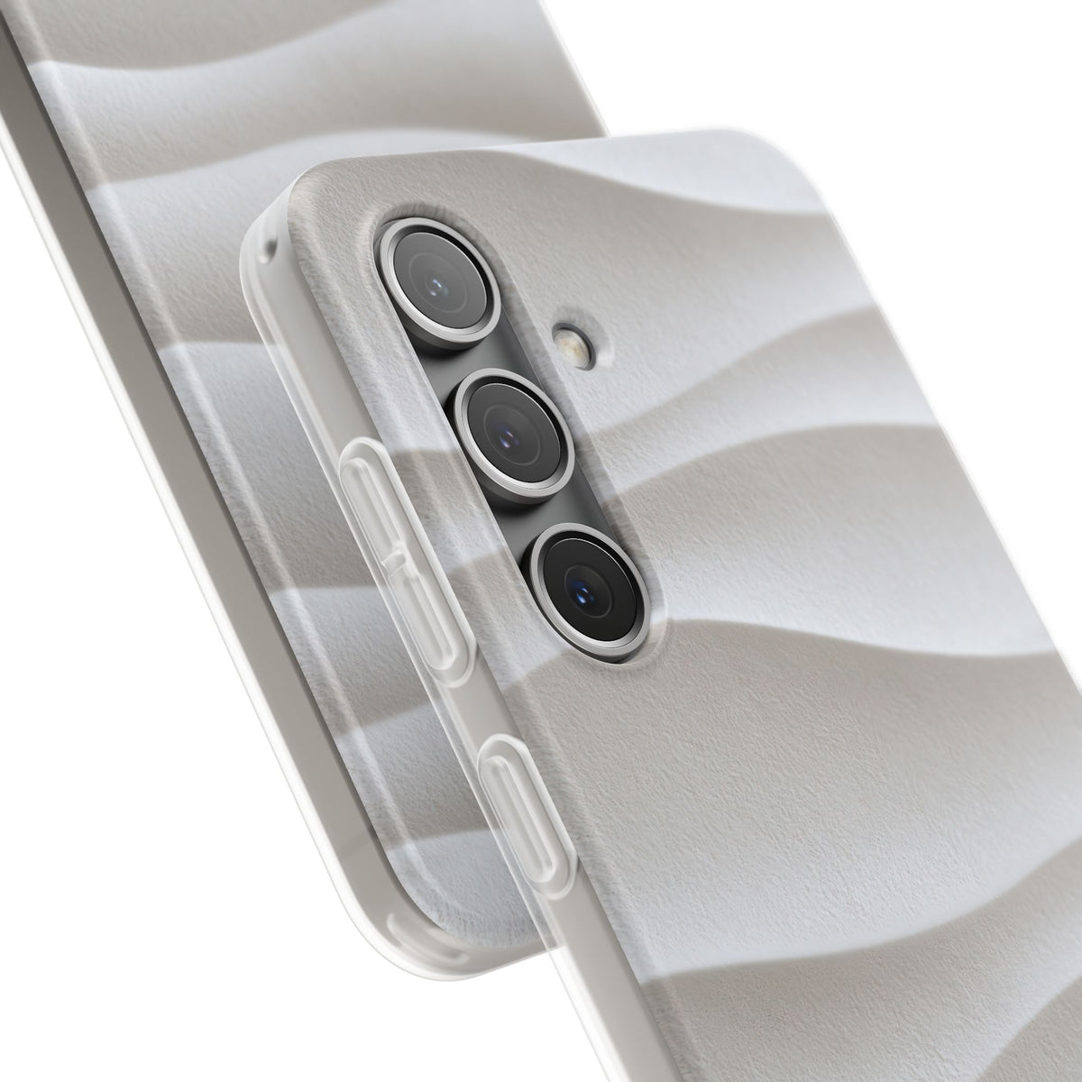 Sculpted Dune Relief · Lite Phone Case for Samsung · White