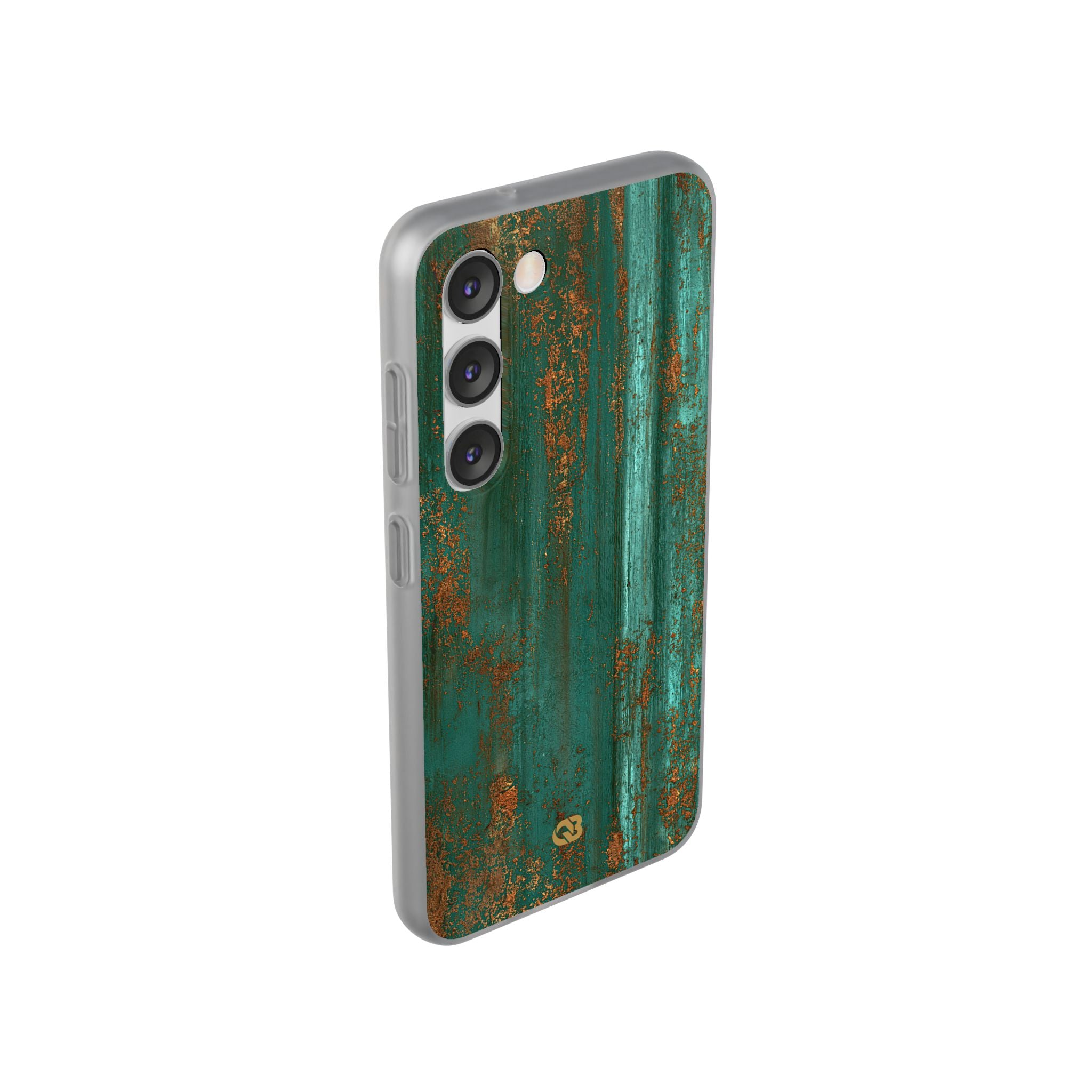 Teal Lite Phone Case for Samsung - Verdigris Copper Siding
