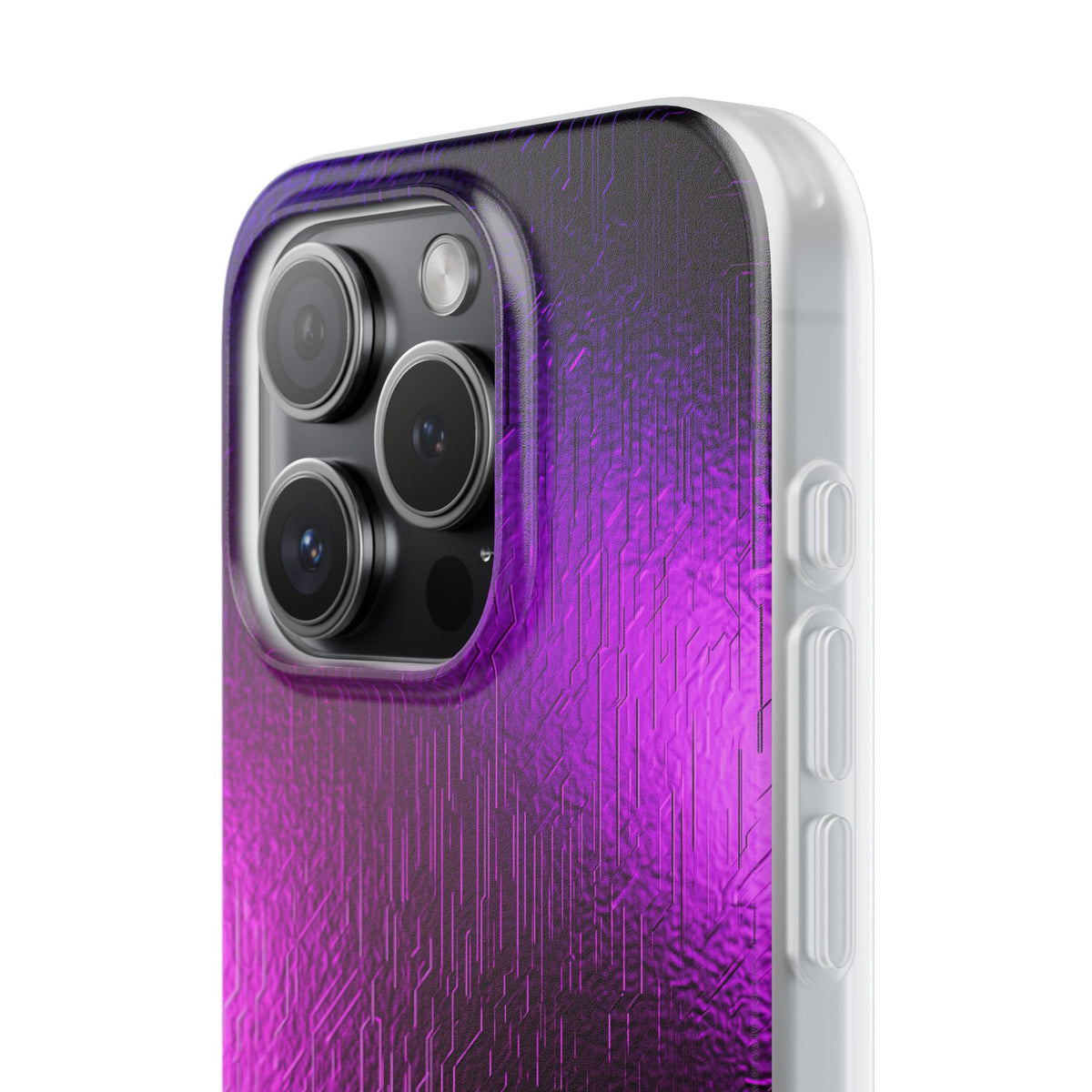 Violet Cyber Circuit · Lite Phone Case for iPhone · Purple