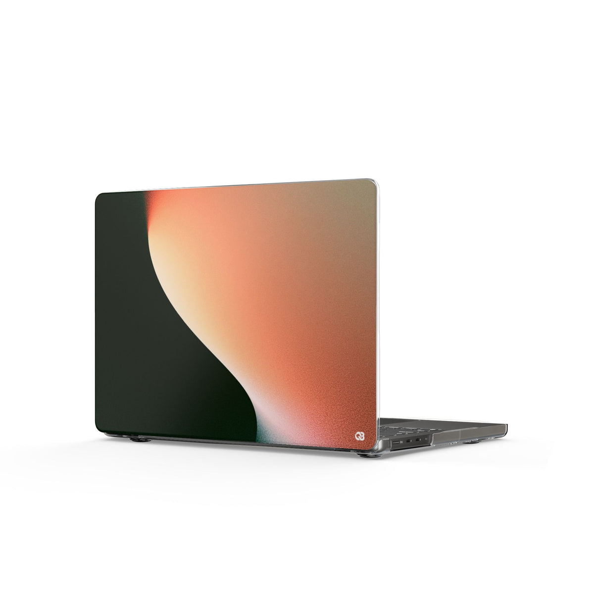 Luminous Arc · Clear Hard Case for MacBook · Green