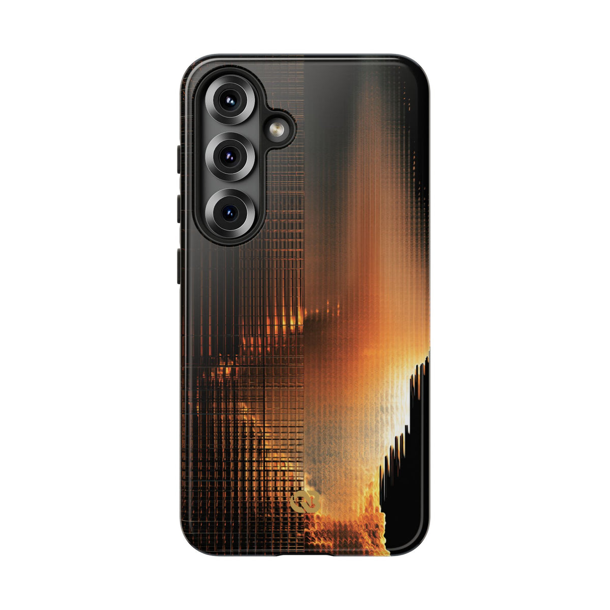 Luminous Grid · Tough Phone Case for Samsung · Black