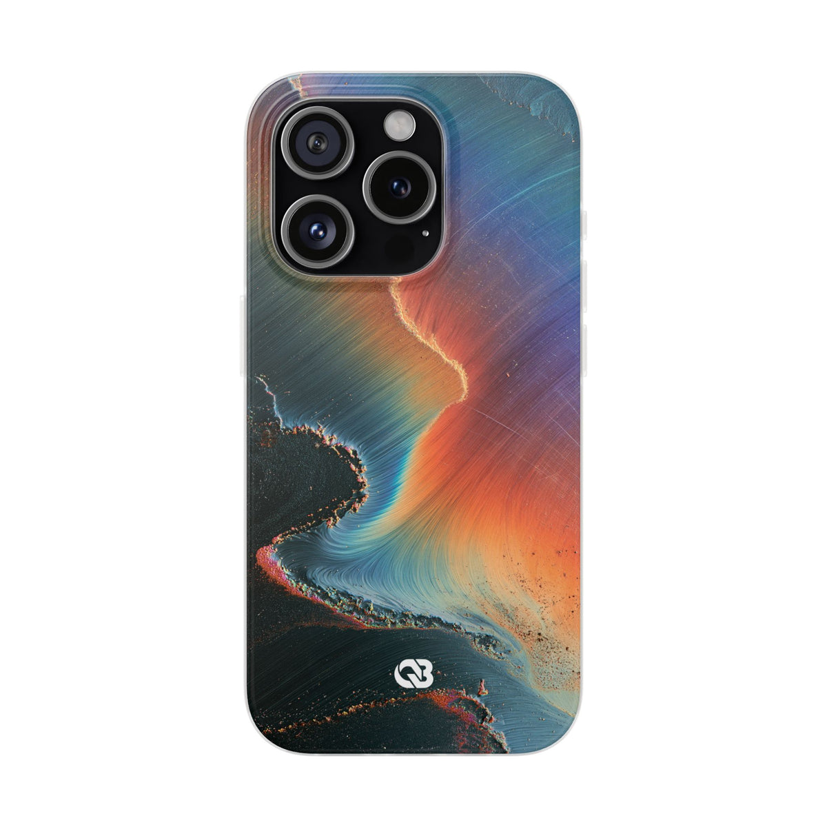 Prismatic Aura Shift · Lite Phone Case for iPhone · Blue