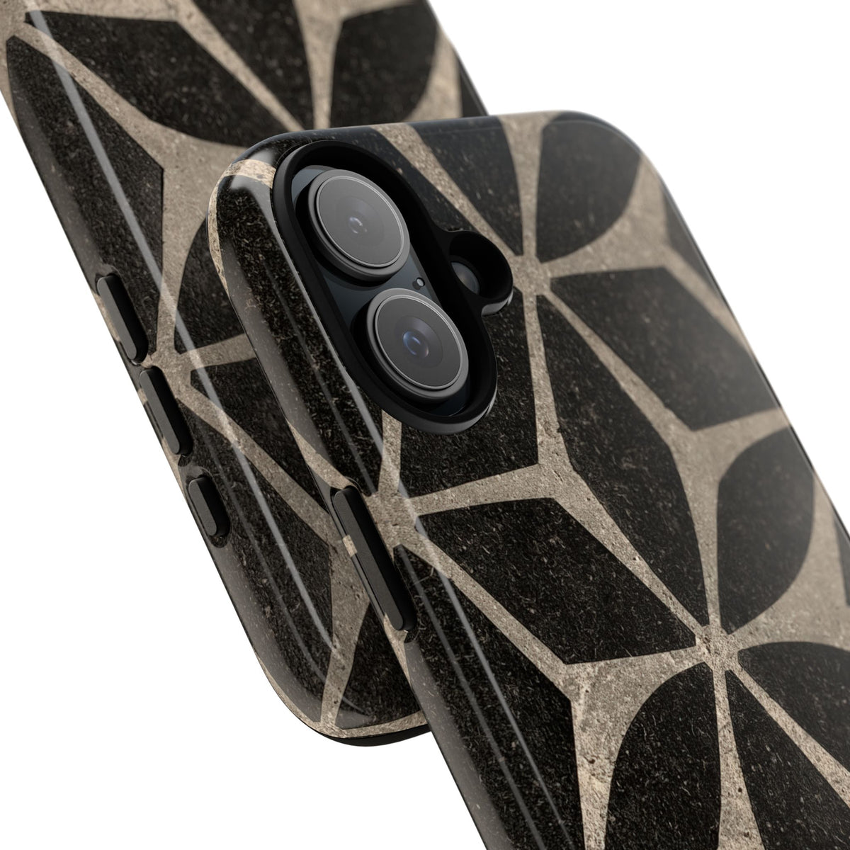 Concrete Mosaic Star · Tough Phone Case for iPhone · Black