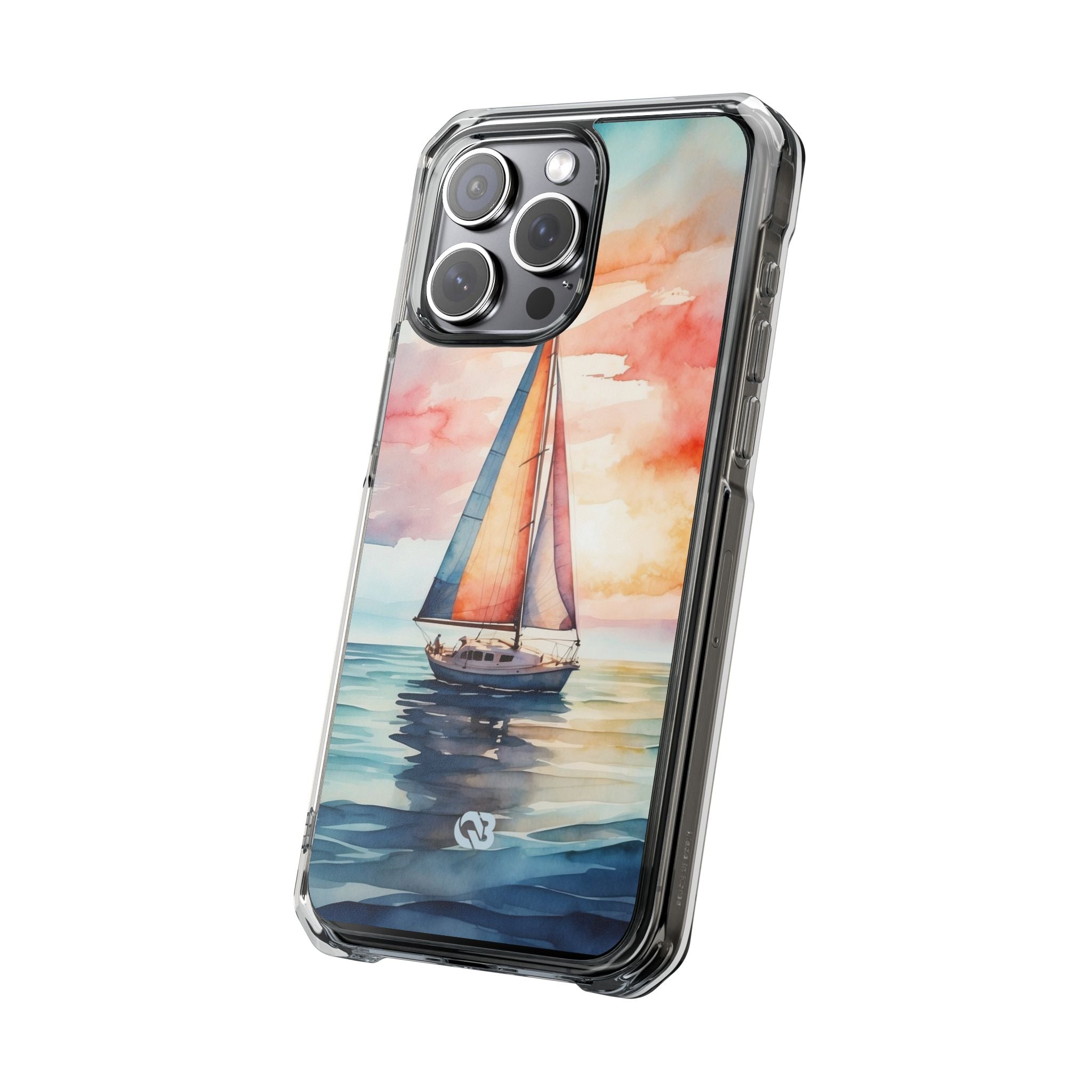 Crimson Horizon Sail · Impact Phone Case for iPhone · Magsafe