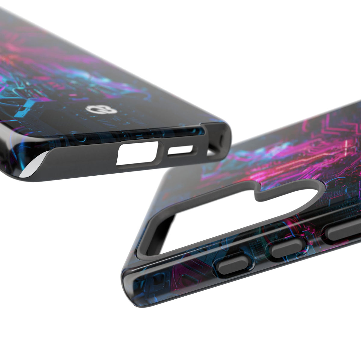 Neural Circuit Core · Tough Phone Case for Samsung · Black