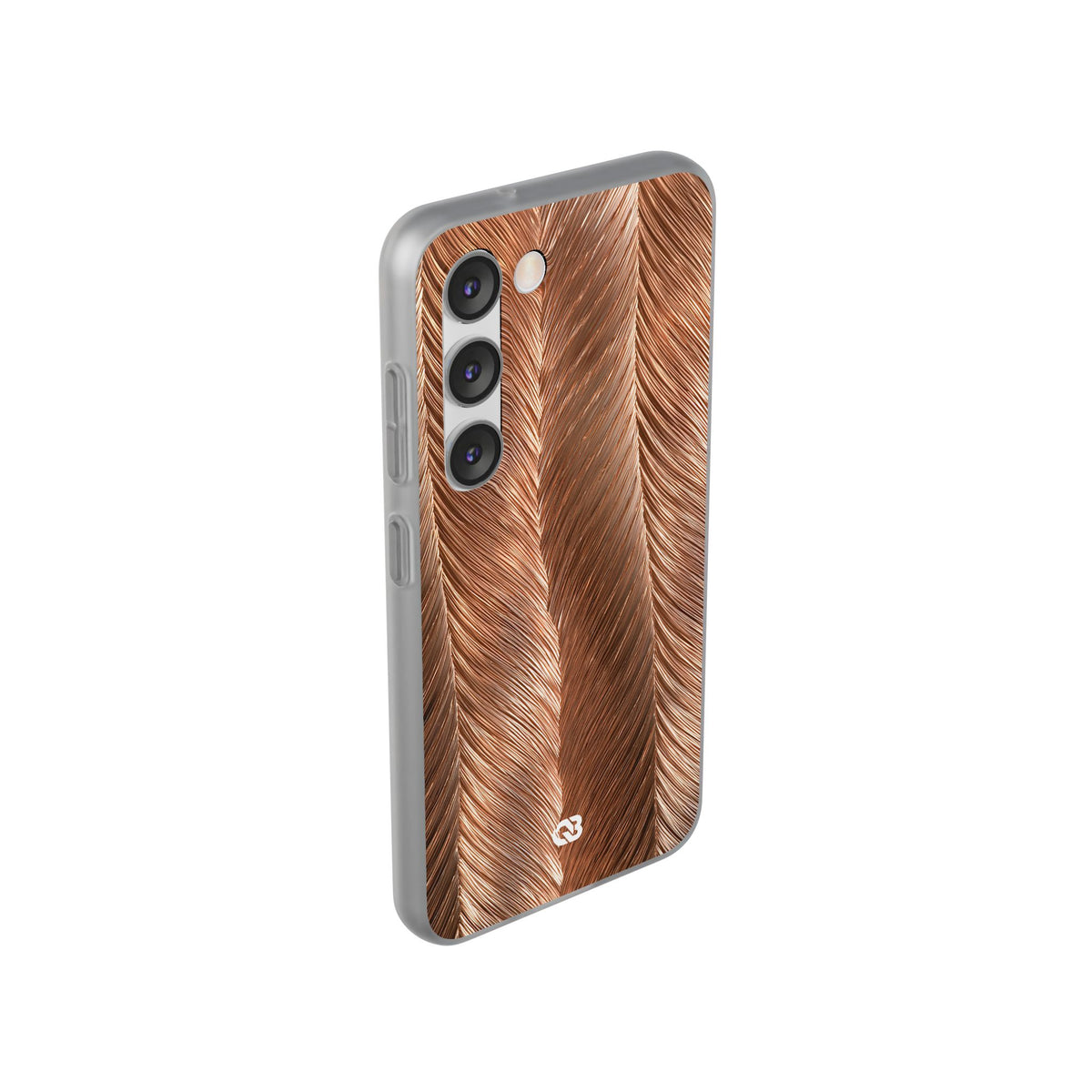 Rose Gold Weave · Lite Phone Case for Samsung · Brown