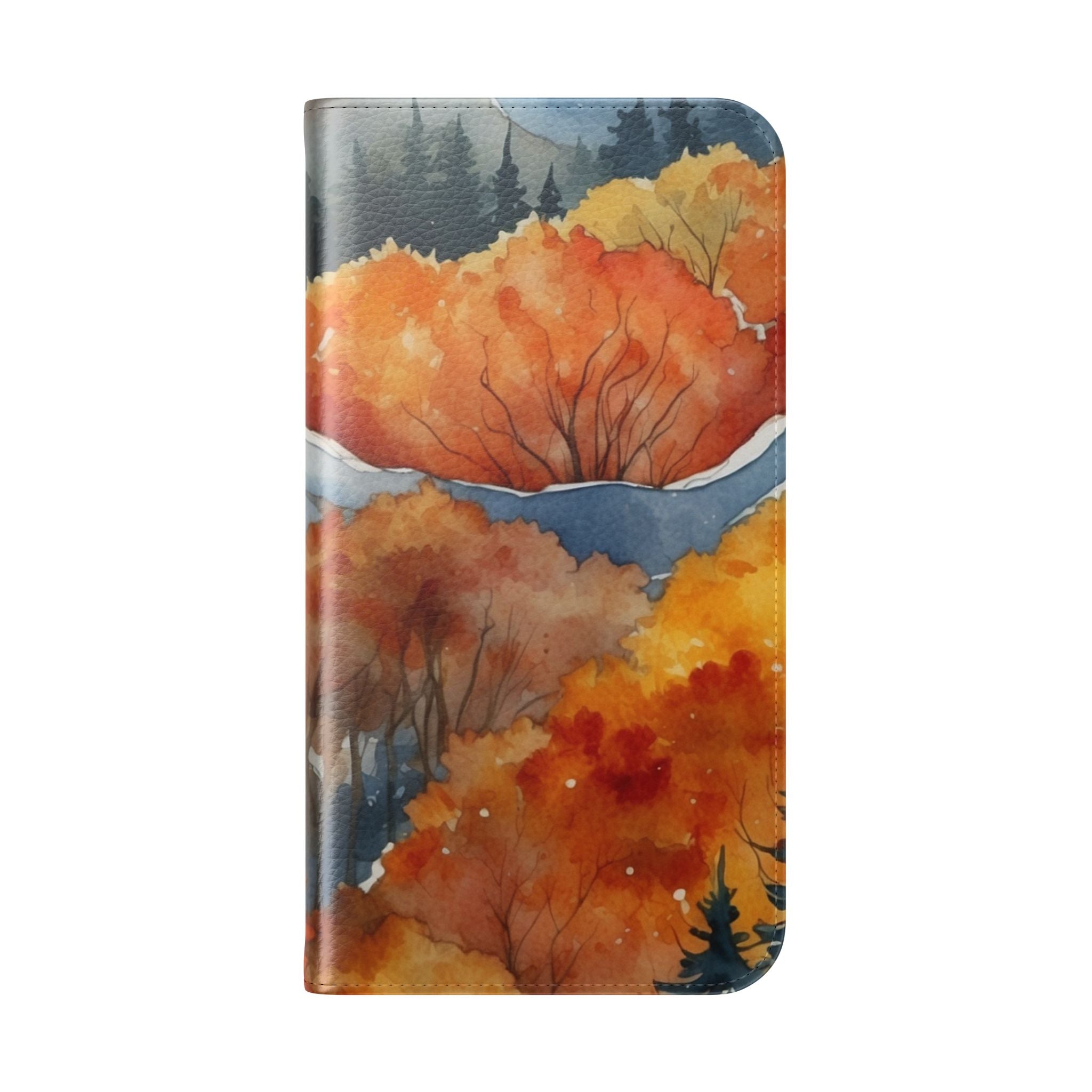 Snowcapped Ember Mountains - iPhone 16 Max Case - Wallet