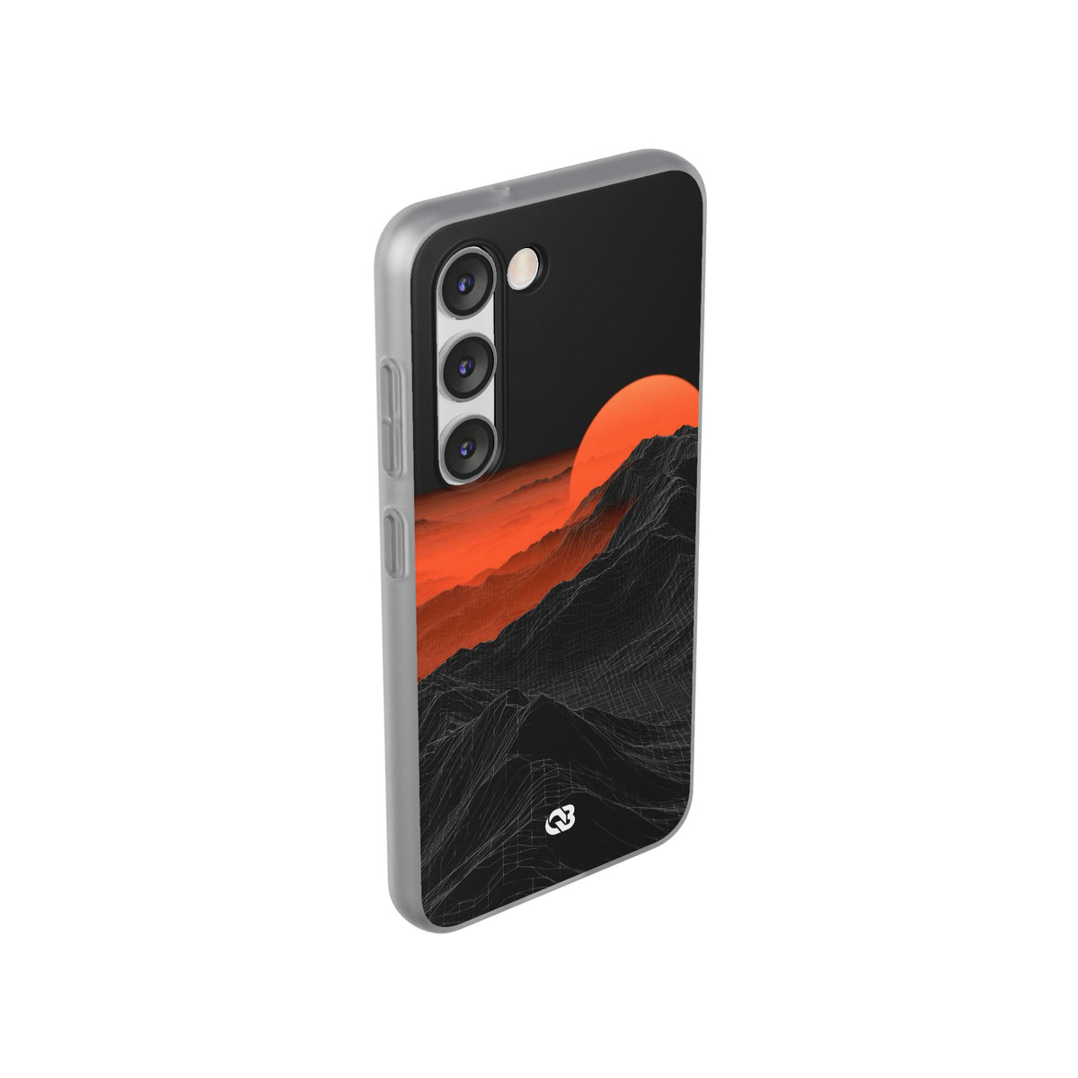 Solar Ridge Mesh · Lite Phone Case for Samsung · Black