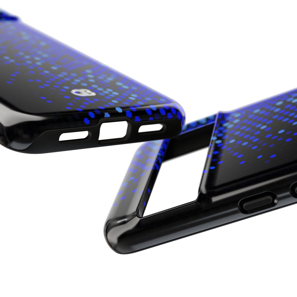 Cobalt Hex Dispersion · Tough Phone Case for Pixel · Blue