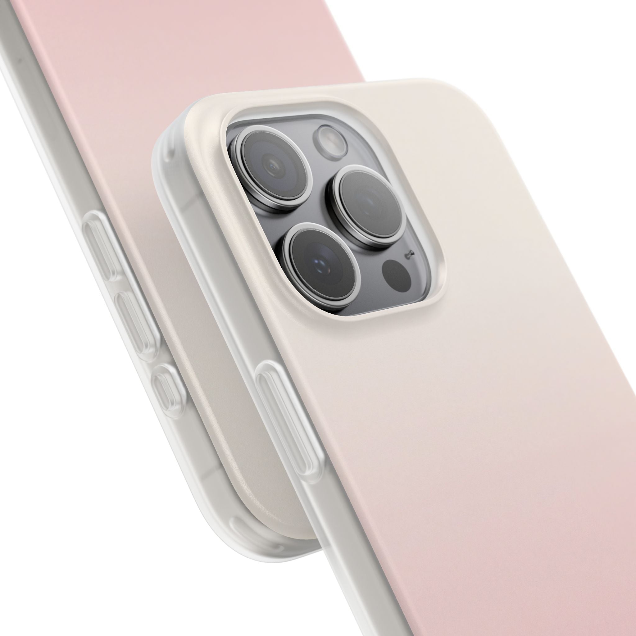 Pink Lite Phone Case for iPhone - Frosted Blush Horizon