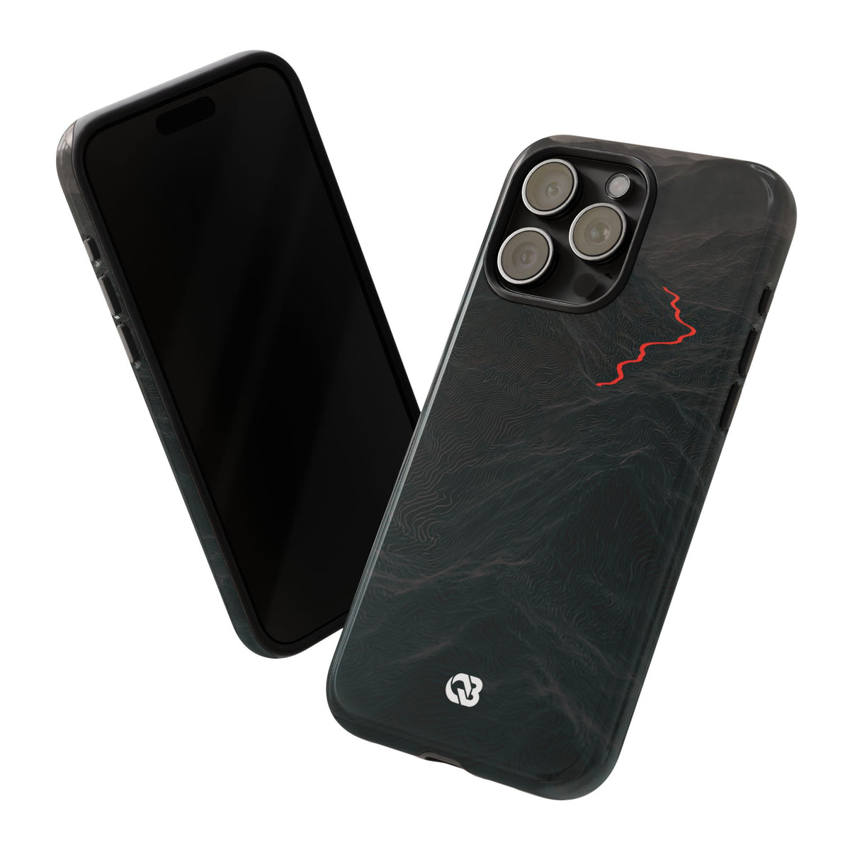 Crimson Ridge Pass · Tough Phone Case for iPhone · Black