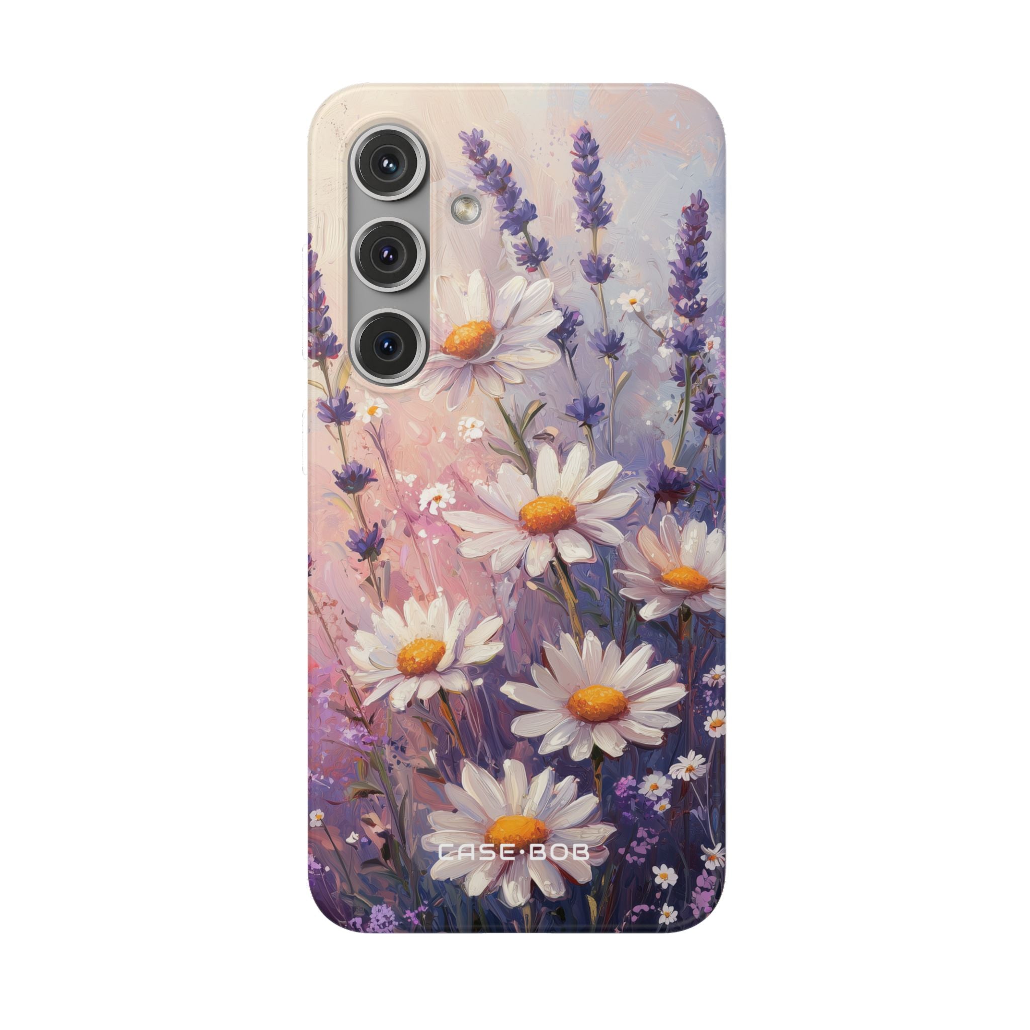 Daisy Lavender Bloom Samsung S24 Case - Soft