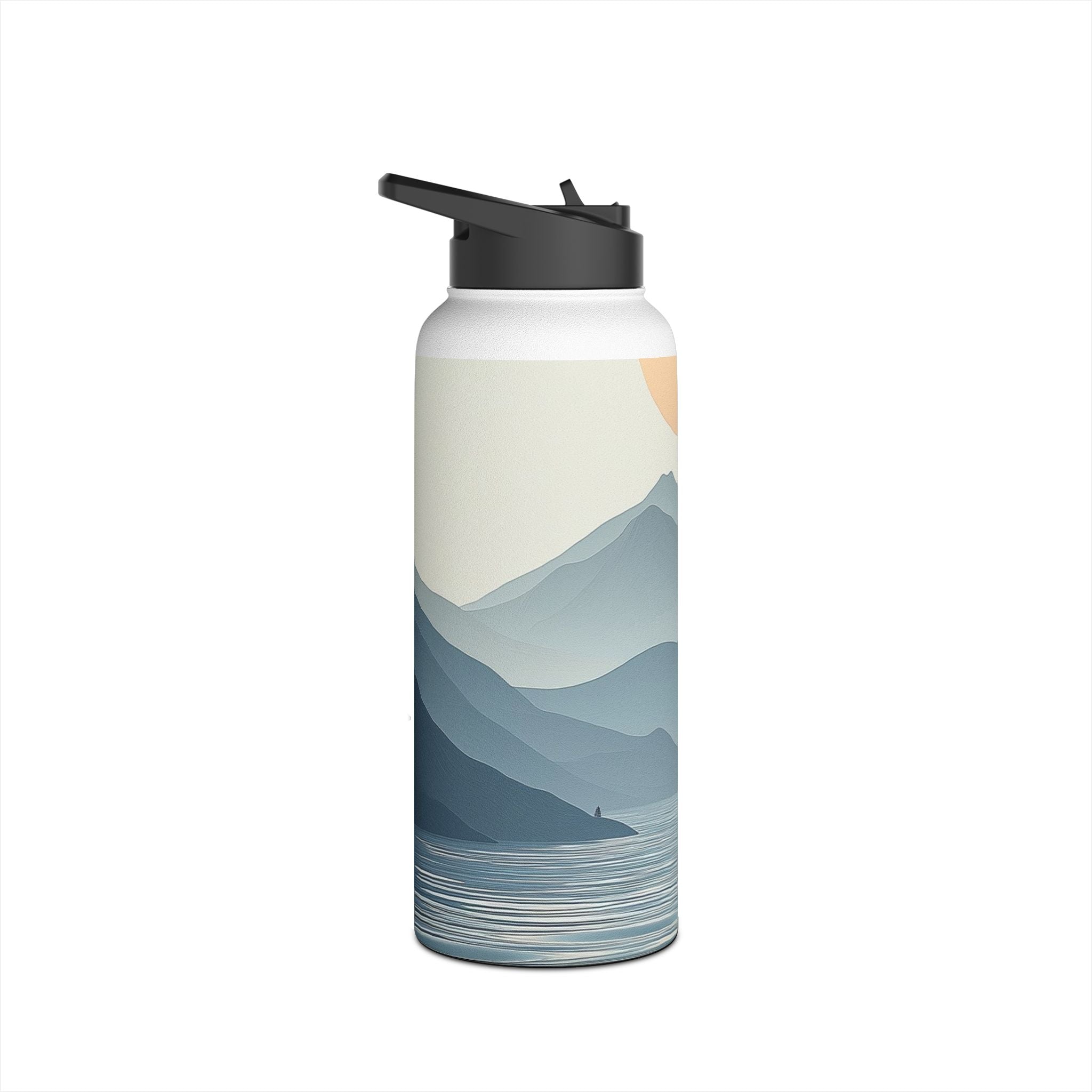 Pale Sun Horizon - Stainless Steel Water Bottle