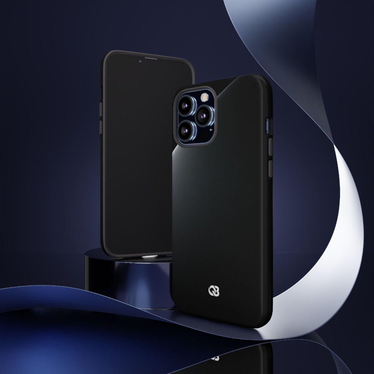 Obsidian Horizon · Tough Phone Case for iPhone · Black