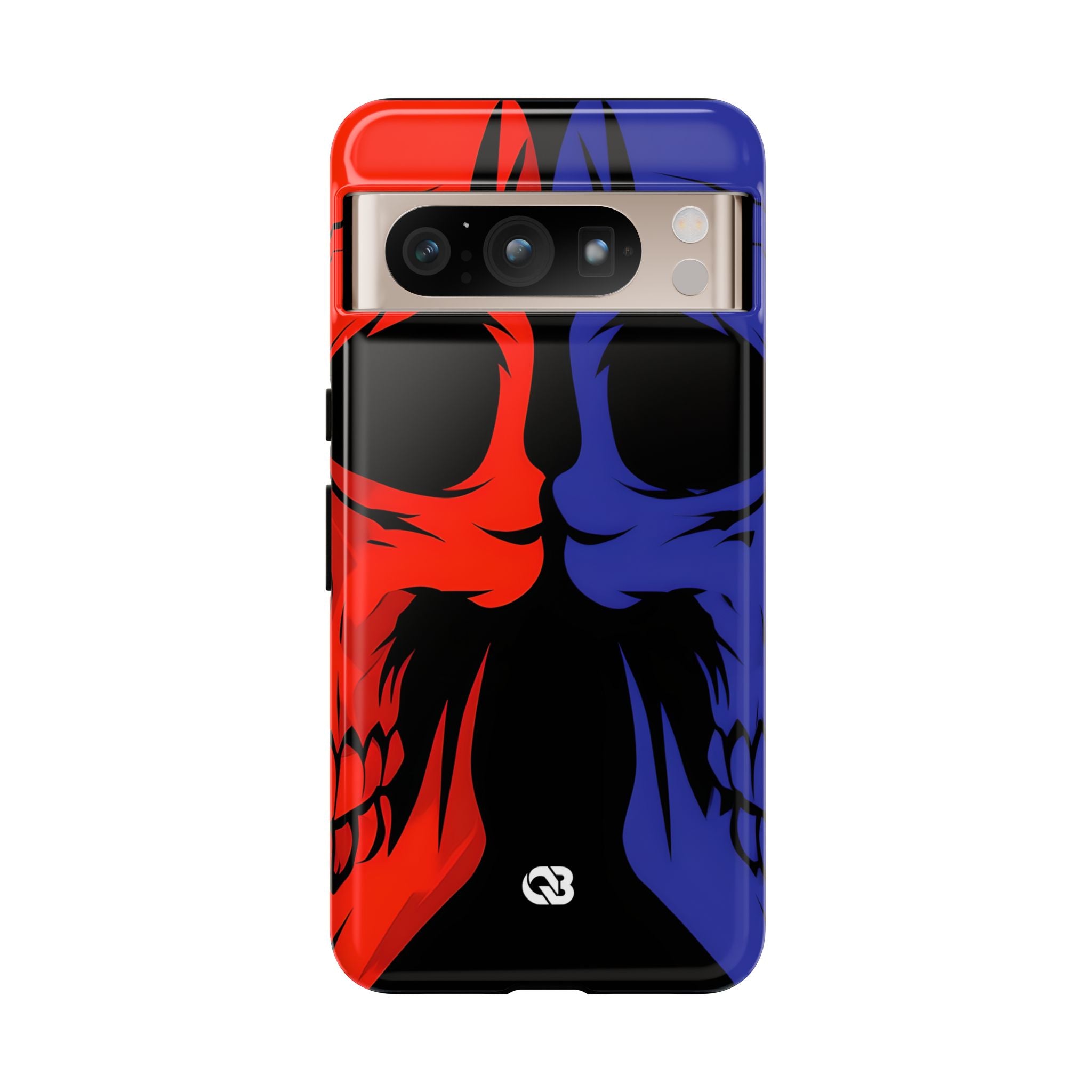 Crimson Cobalt Skulls · Tough Θήκη για Google Pixel