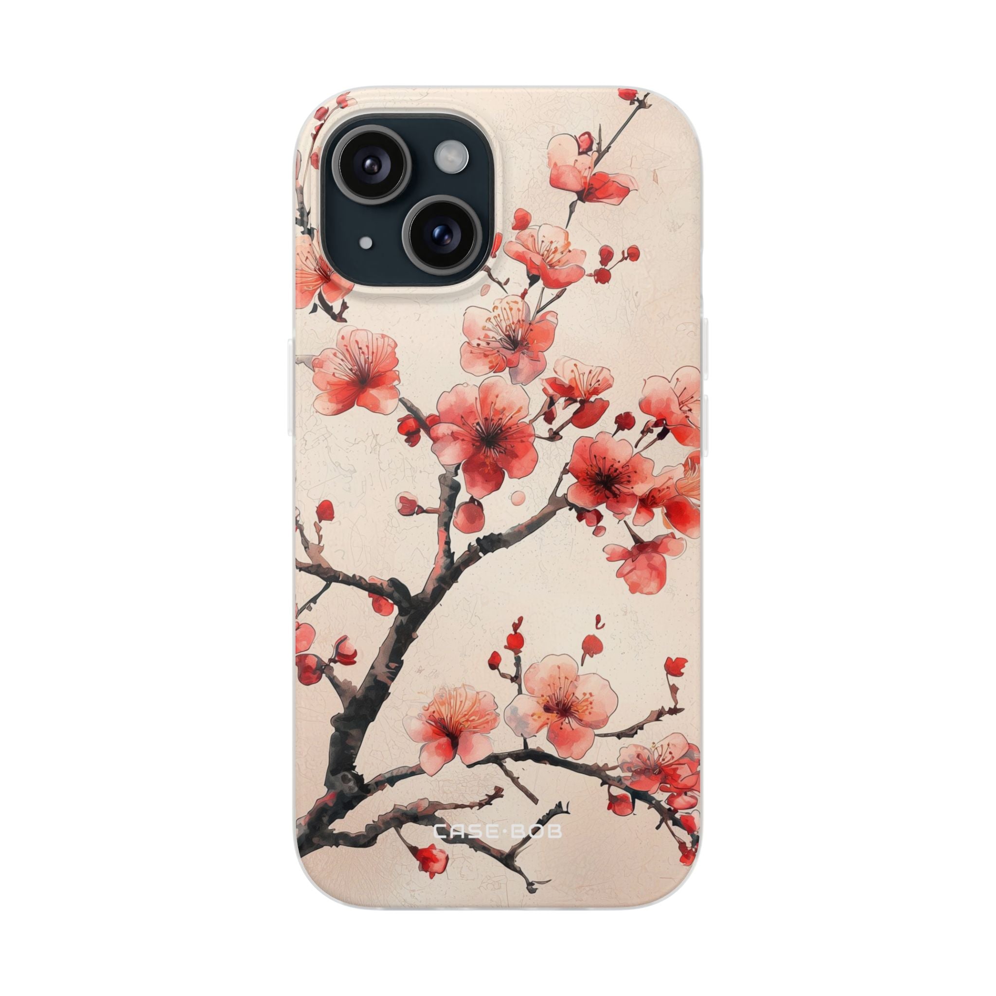 Blossom Shadow iPhone 15 Case - Soft