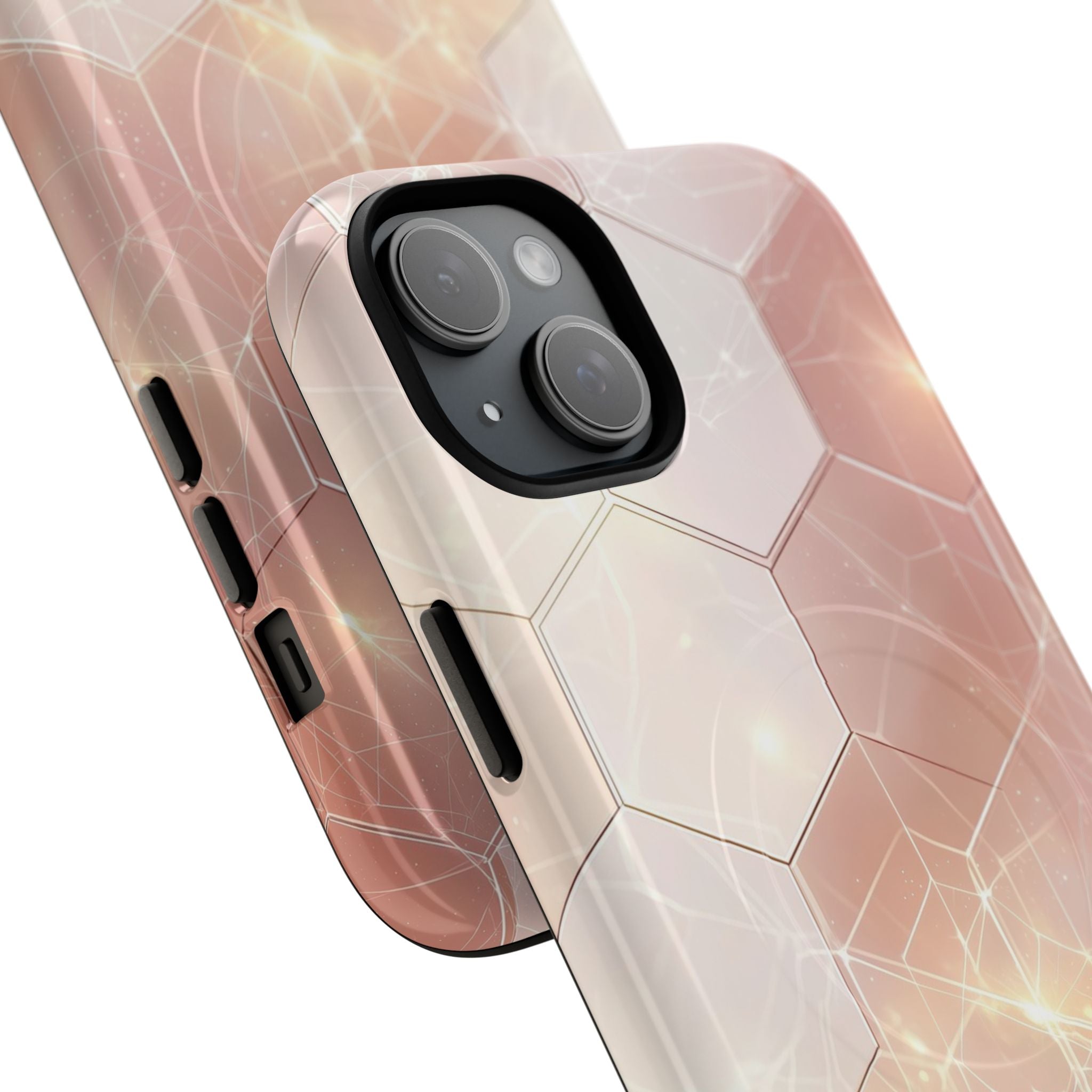 Honeycomb Glow iPhone 15 Plus Case - Tough+