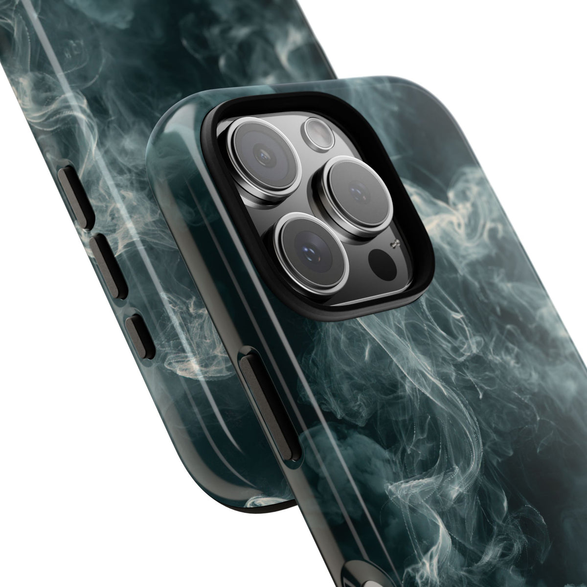 Luminescent Vapor Drift · Tough Phone Case for iPhone · Teal