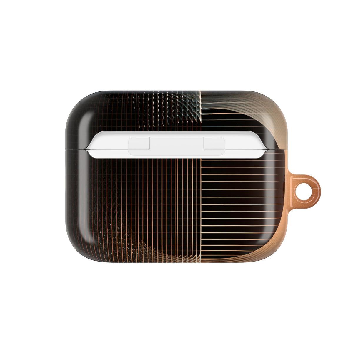 Amber Meridian · Hard Case for AirPods & AirPods Pro · Black