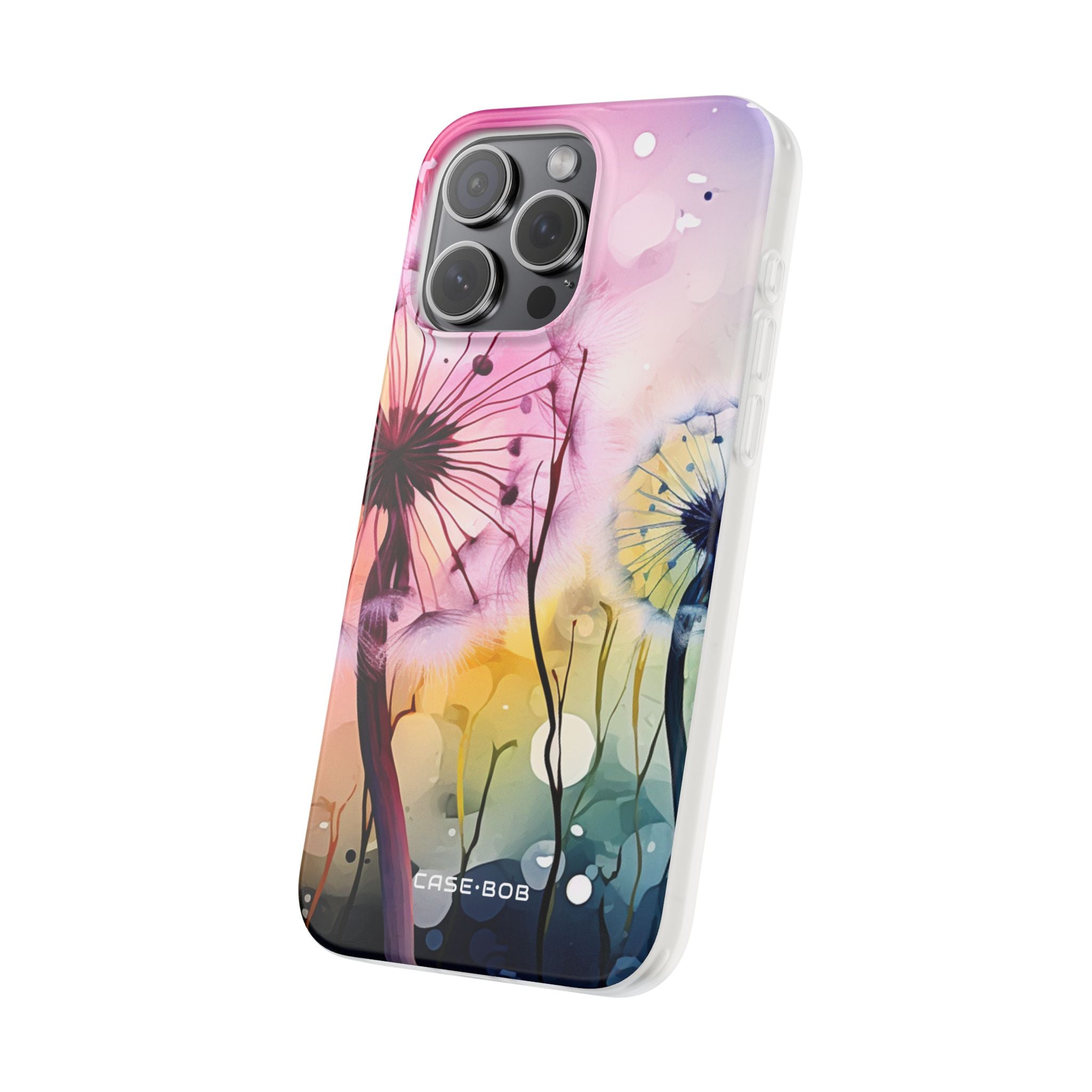 Dandelion Glow iPhone 15 Pro Max Case - Soft