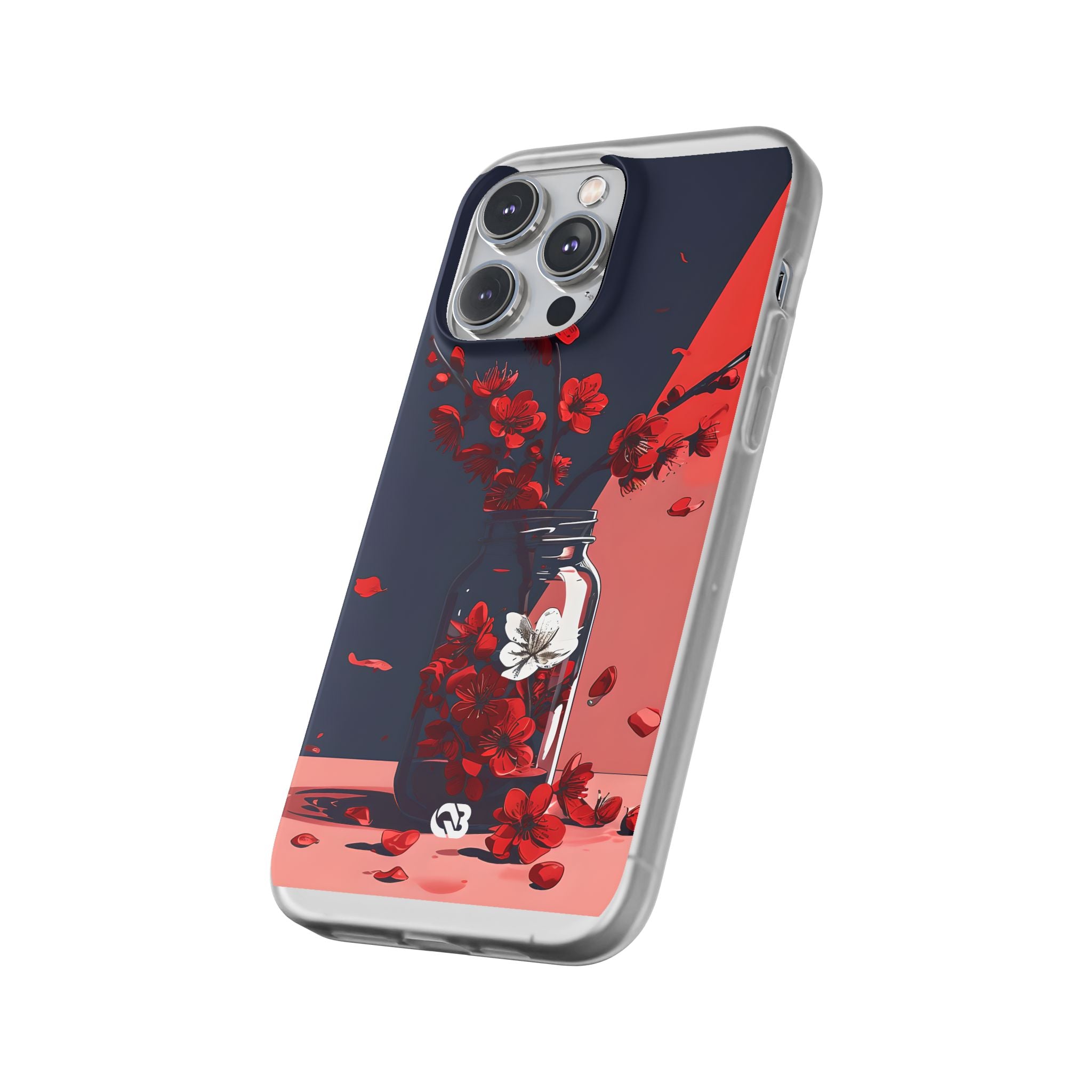 Crimson Blossom Jar · Soft Coque de téléphone pour iPhone