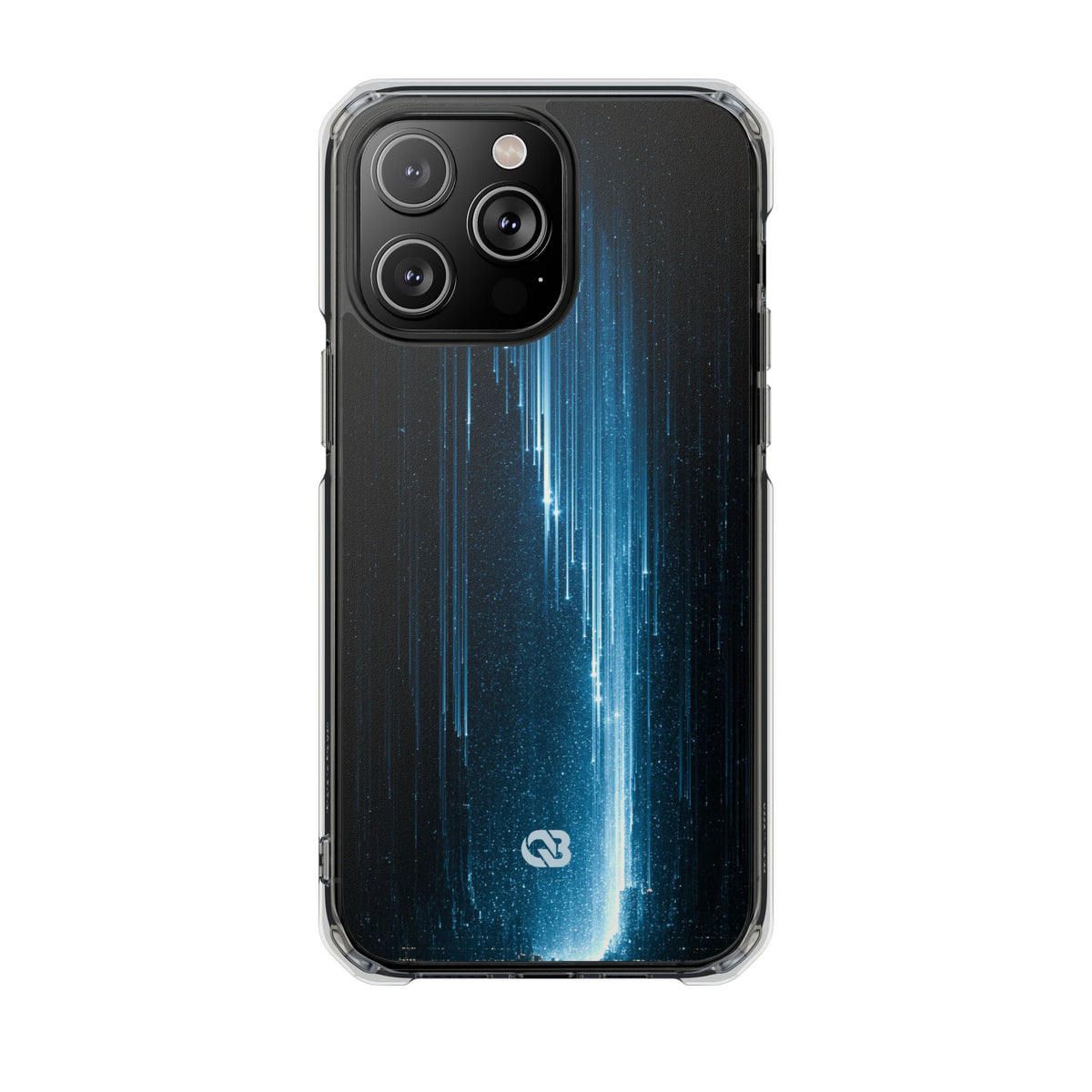 Nocturnal Cascade · Clear Impact Magnetic Phone Case for iPhone · Black