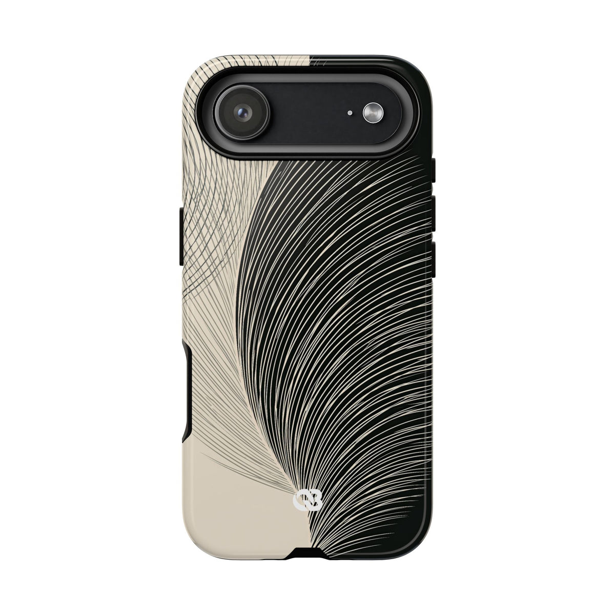Minimal Frond Study · Tough Phone Case for iPhone · Black