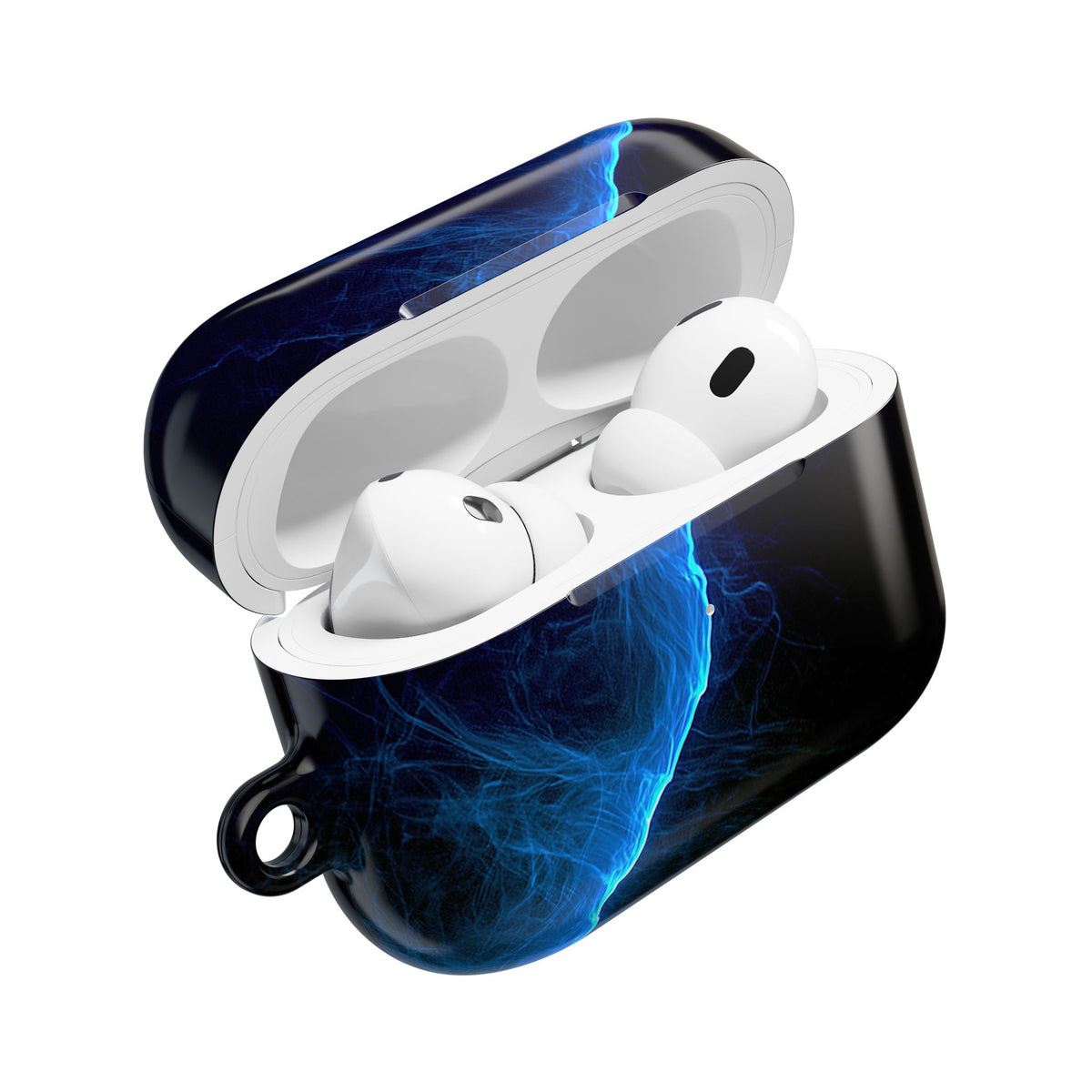 Electric Azure Drift · Hard Case for AirPods & AirPods Pro · Blue